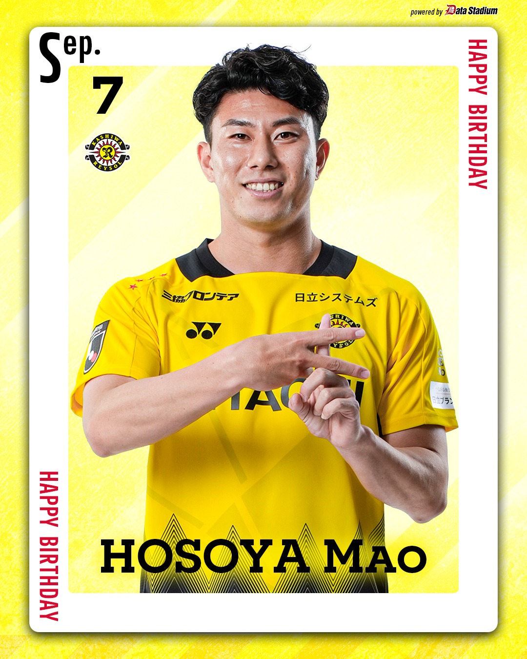 🎂HAPPY BIRTHDAY🎂／ #細谷真大 @mao_hosoya35 #柏レイソル