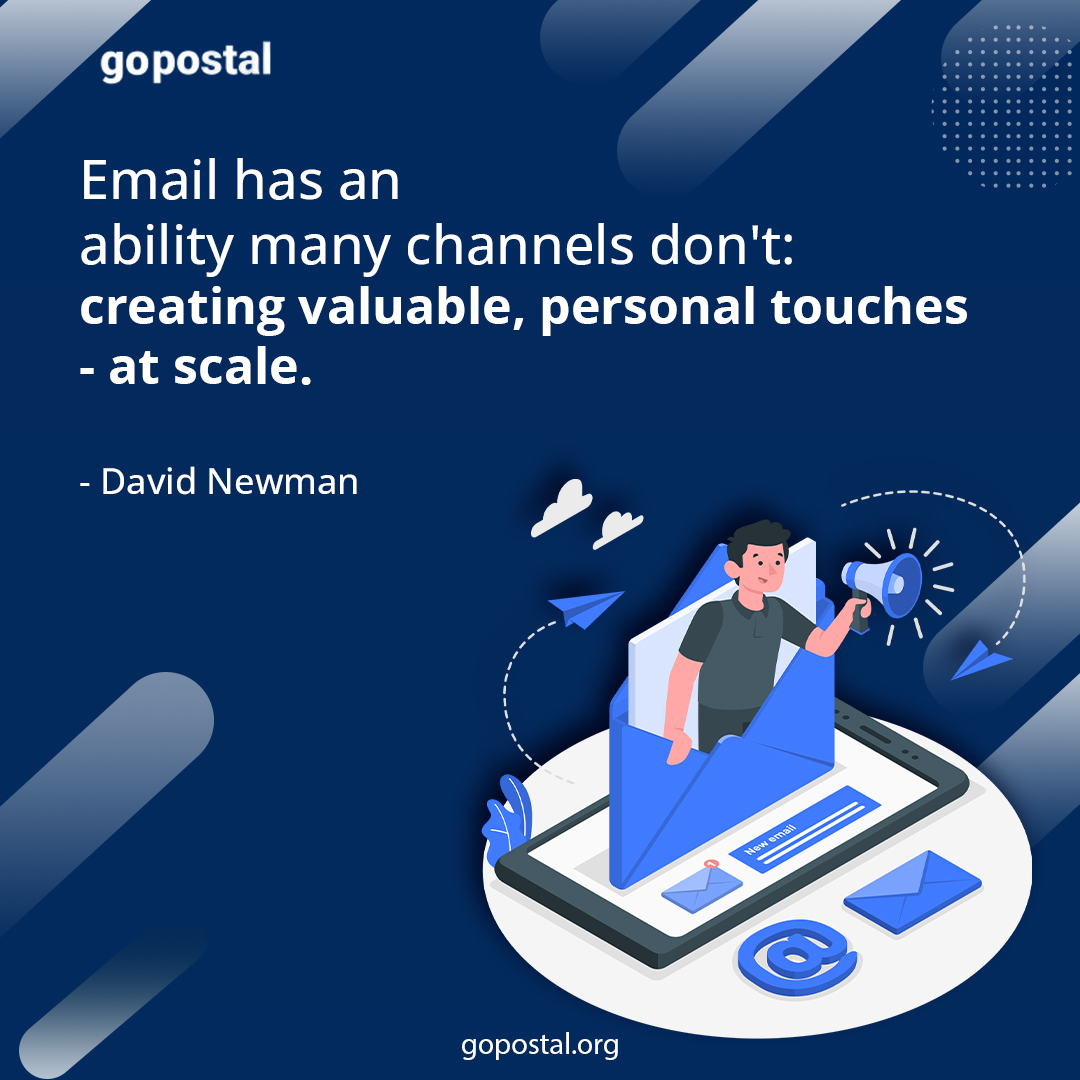 Go - Well said, David. 📩Email is one of the most powerful tools to ...