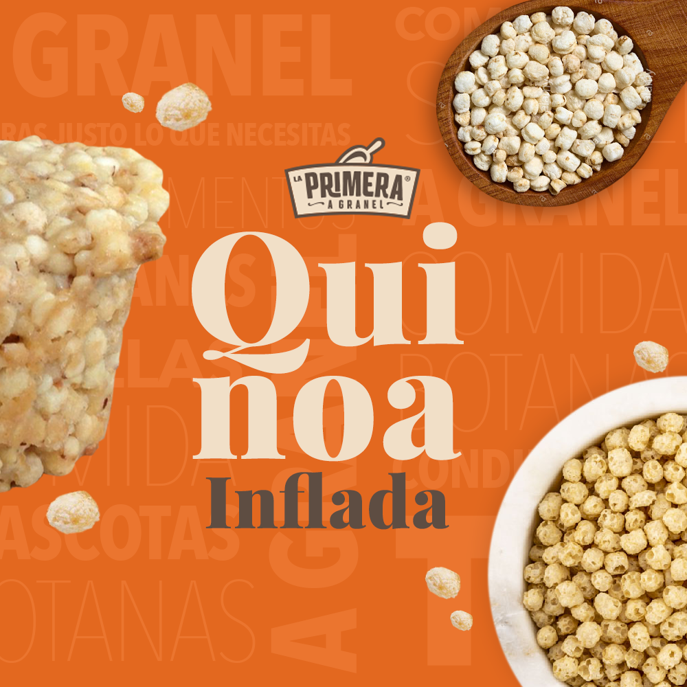 La quinoa inflada es un alimento... - La Primera a granel