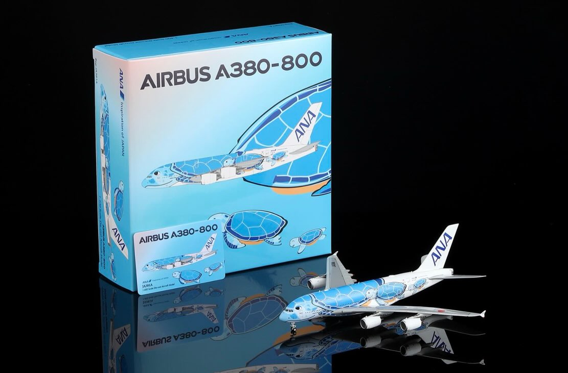 Hx Models Flying Honu Ana A380 1 400 Scale Model