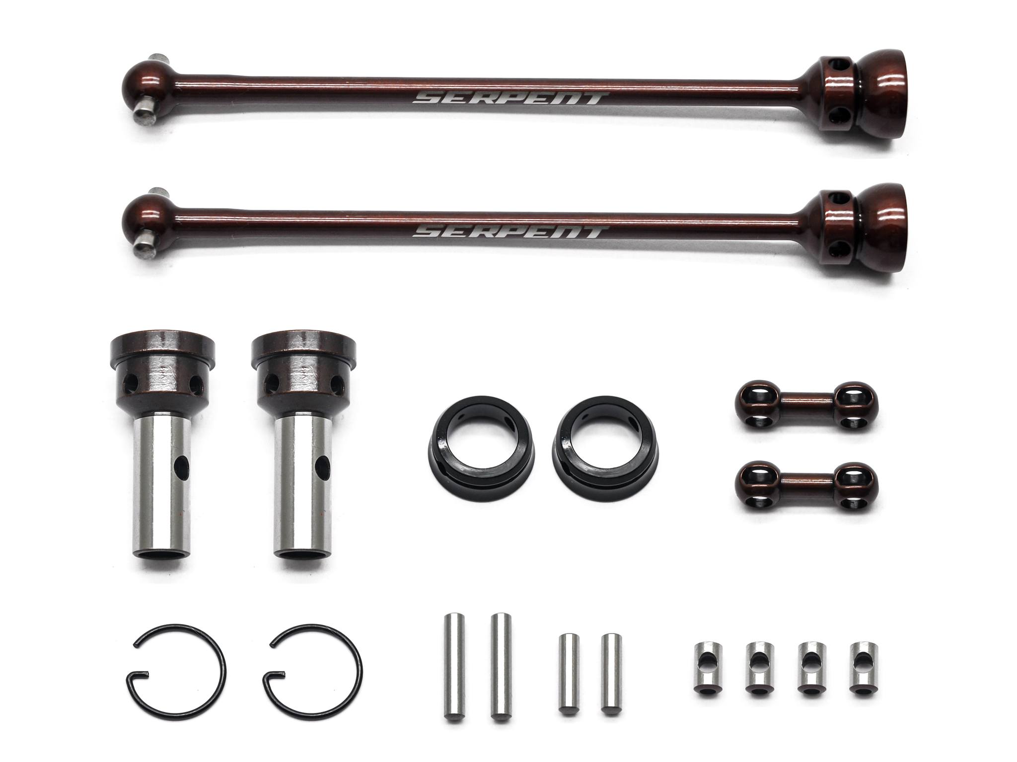 The new Serpent DJC front driveshaft for the SRX8 and SRX8GT have