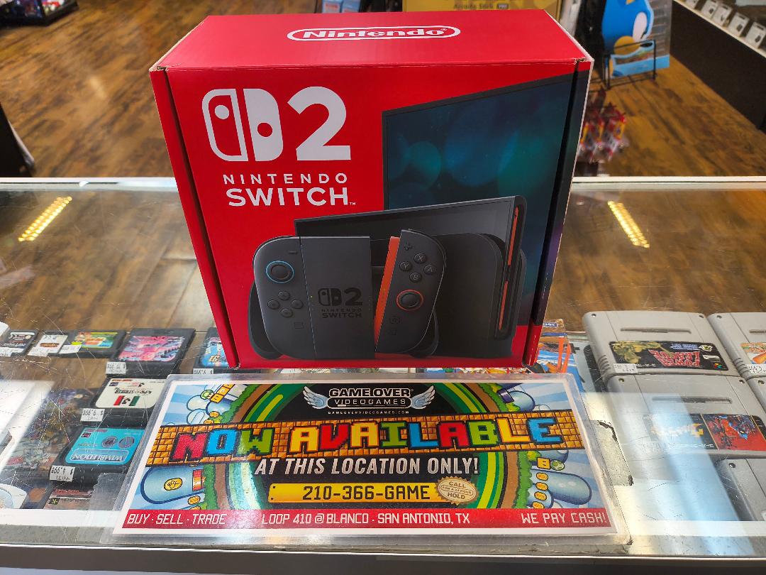 Nintendo Switch 2 in stock at Game Over Videogames