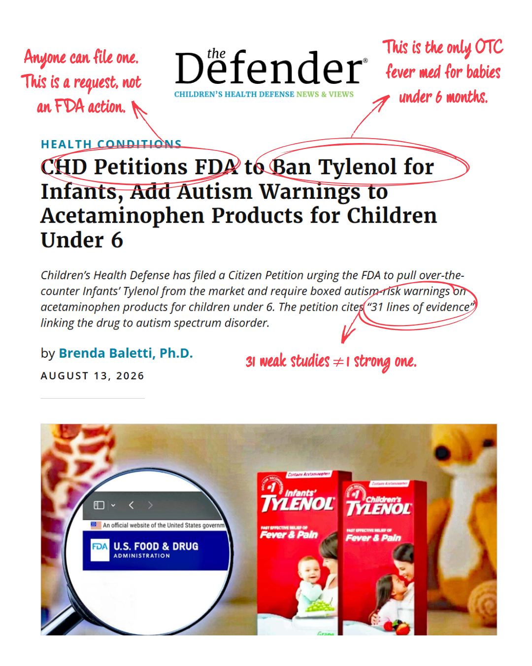 acetaminophen depletes glutathione evidence Children's Health Defense (CHD) filed a citizen petition asking the FDA to pull Infants' Tylenol off the market, add boxed autism warnings to products for kids under six, and warn against Vitamin B12 Injections Derby Product Type_Serums Size:50gm