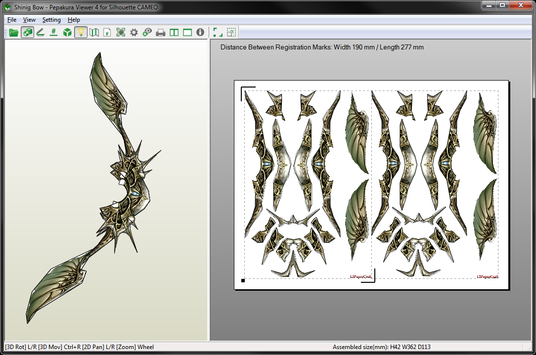 L2PaperCraft - Hello Friends! New Lineage 2 Paper Craft Weapon! Shining ...