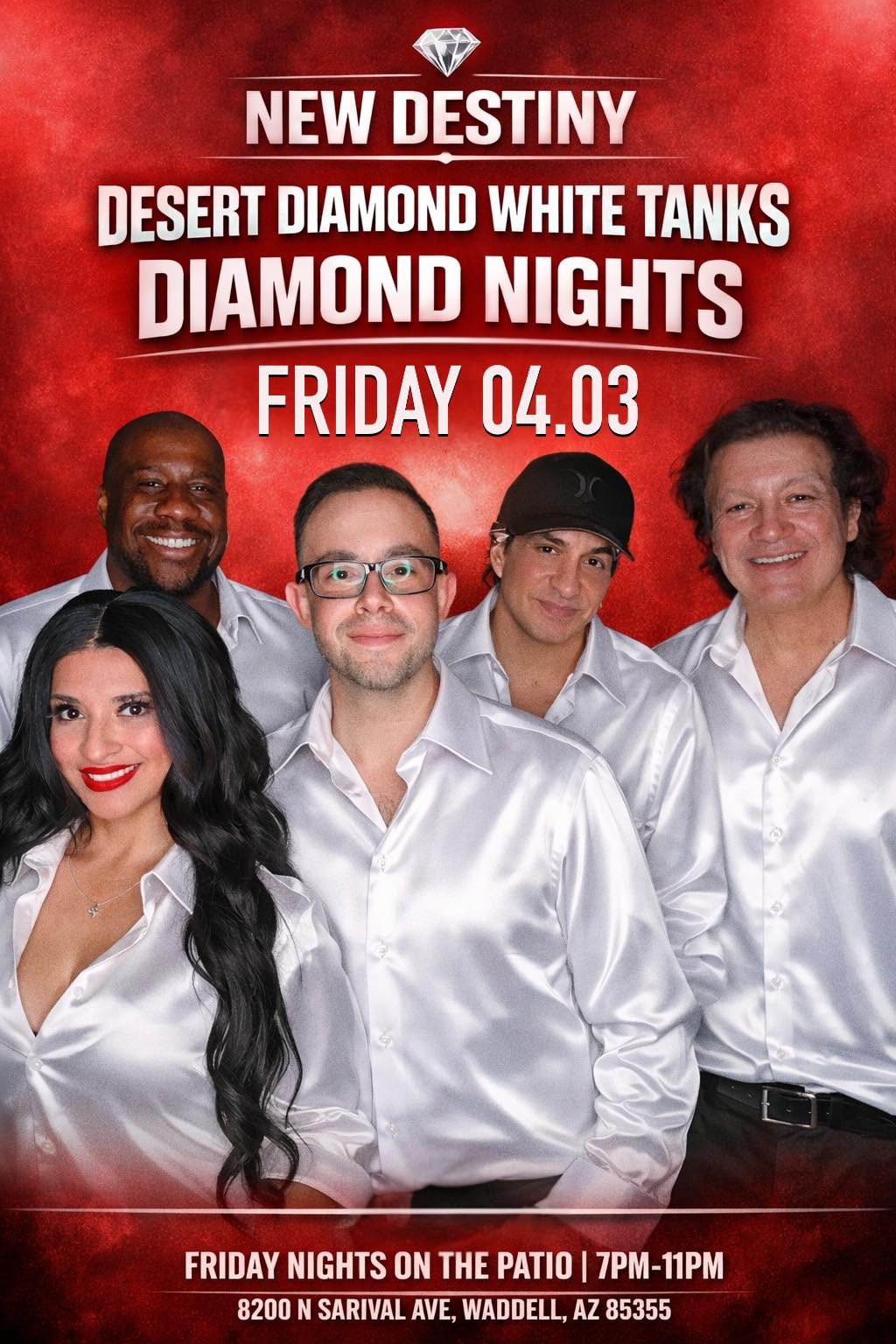 New - 🔥 FRIDAY NIGHT 🔥 NEW DESTINY is back at Desert Diamond