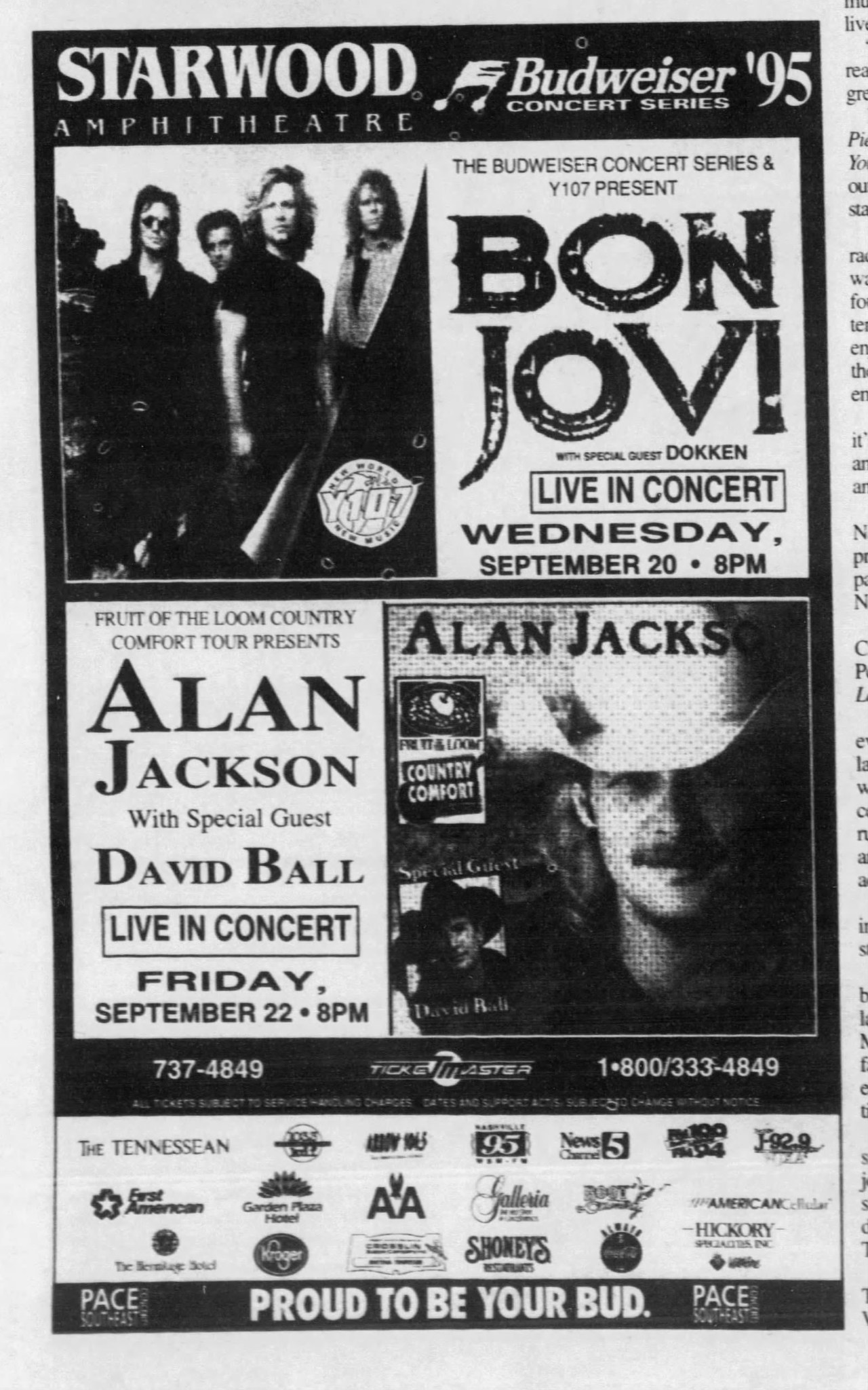 Bon Jovi and Dokken at Starwood Amphitheatre in Antioch, Tennessee