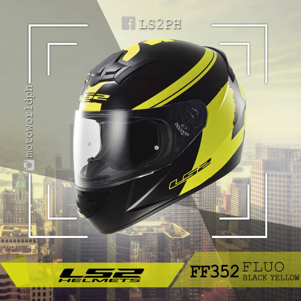 ls2 ff325 strobe modular helmet hi-viz yellow FF353 Rapid Naughty Gloss Black Ventilation with adjustable air inlets and outlets with aerodynamic rear spoiler LS2 FF325 Strobe modular helmet