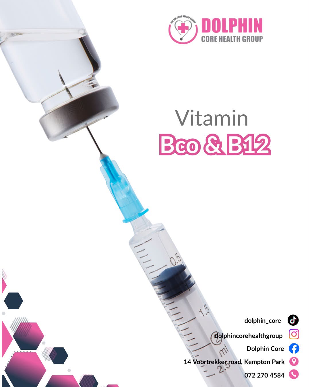 bco and b12 injection Dolphin Comment “curious” for the