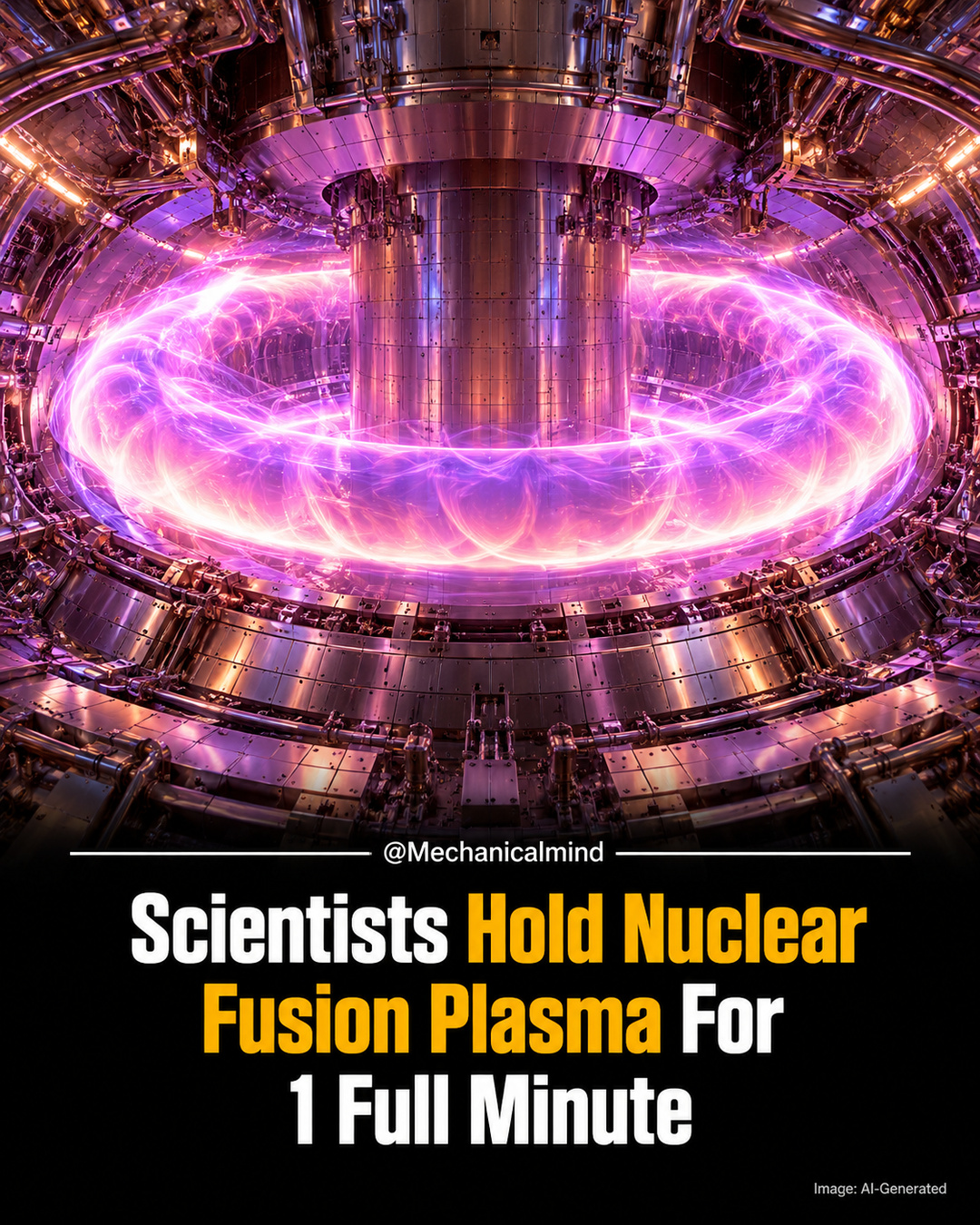 アース Scientists Hold Nuclear Fusion Plasma For 1 Full Minute We are one