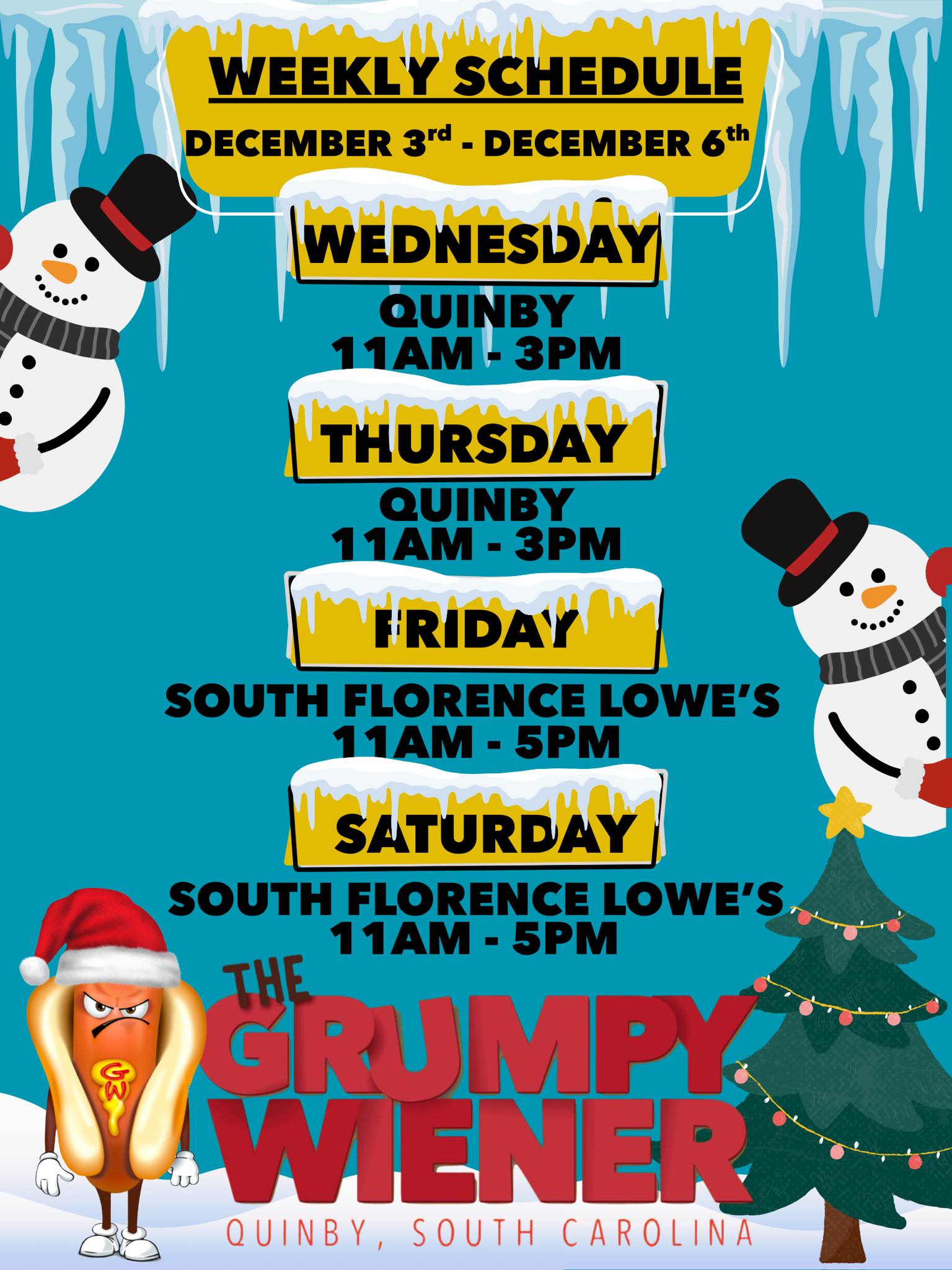 ️🌭FROSTY FRANKS🌭 ️ The weather... - The Grumpy Wiener | Facebook