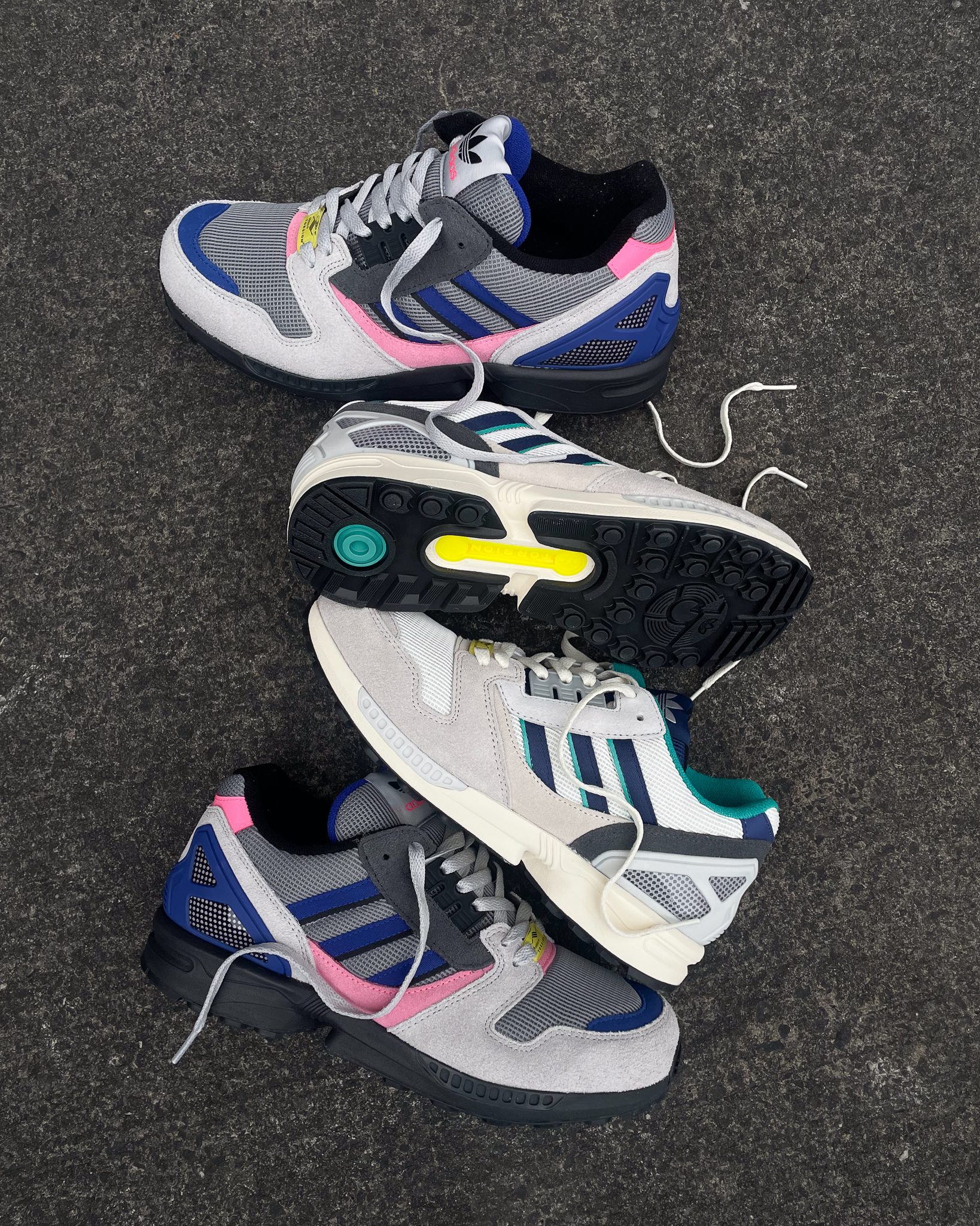Meet the new adidas ZX 8000 sneakers. Straight from the 80's, the