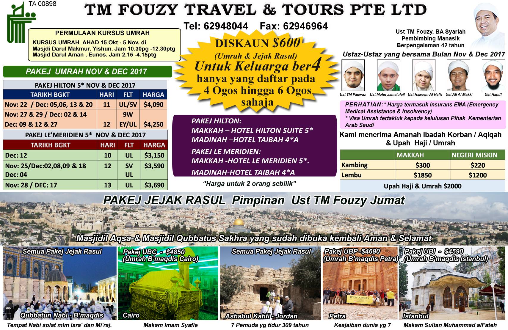 Umroh Jejak Rasulullah Saw 2019 Umroh Haji Terpercaya Lazuardi Harmoni Umroh