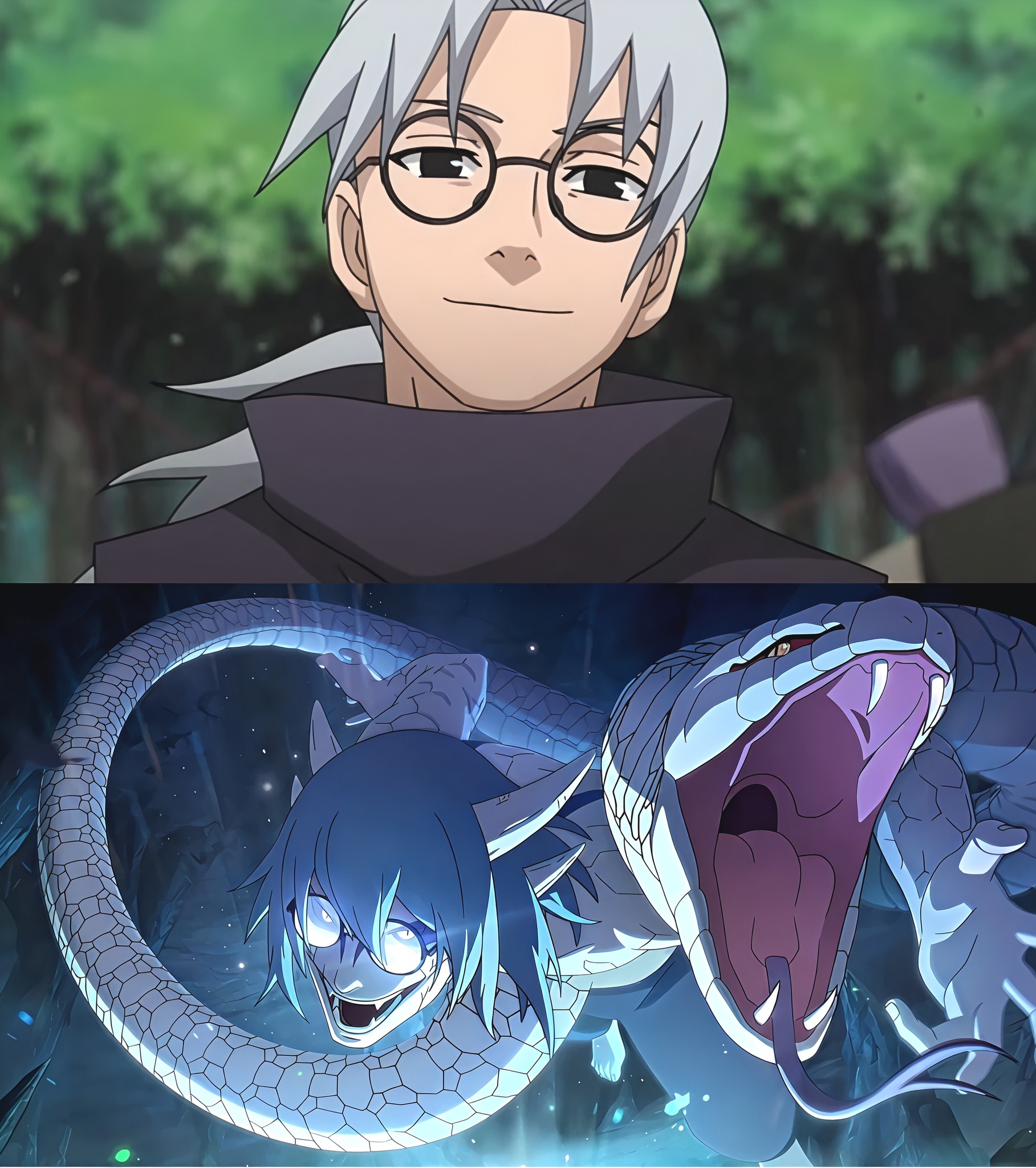 Kabuto's chakra source in the Naruto verse
