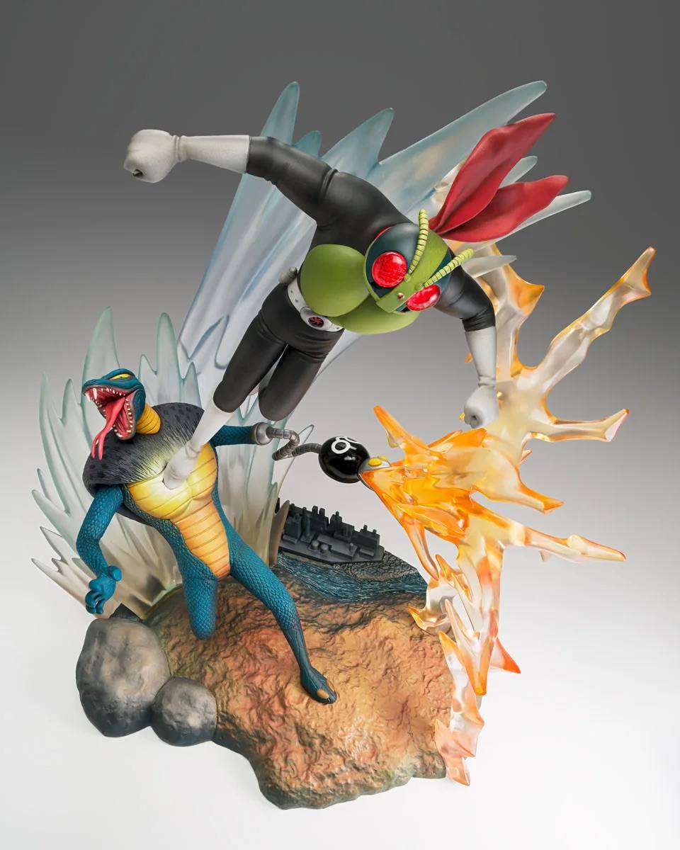 S.H.Figuarts 仮面ライダー新1号•新2号&新サイクロン号×2 The legendary Rider Kick returns for Kamen Rider's 55th