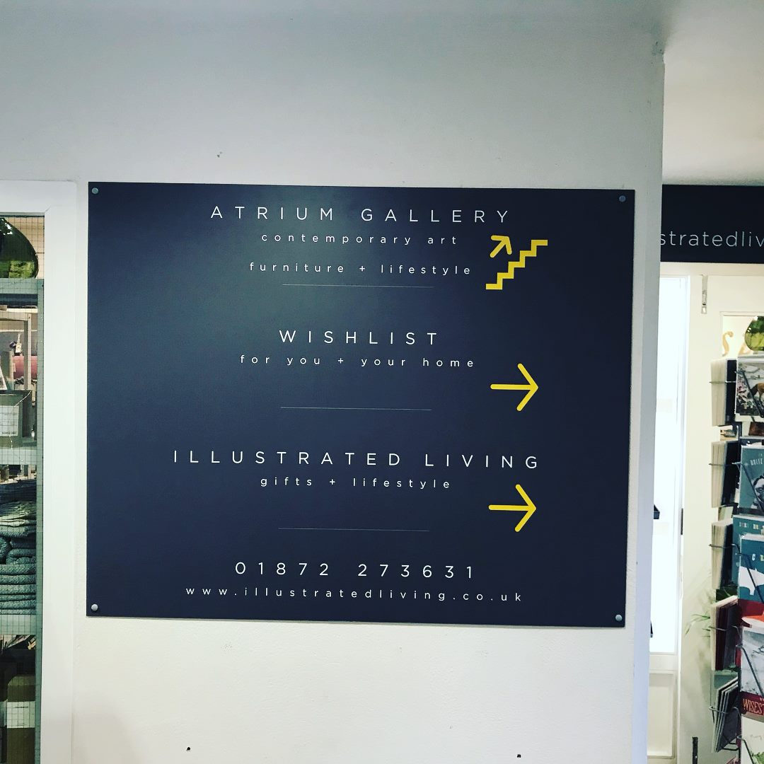 Cooper Signs - New signage for @illustratedliving in Lemon...