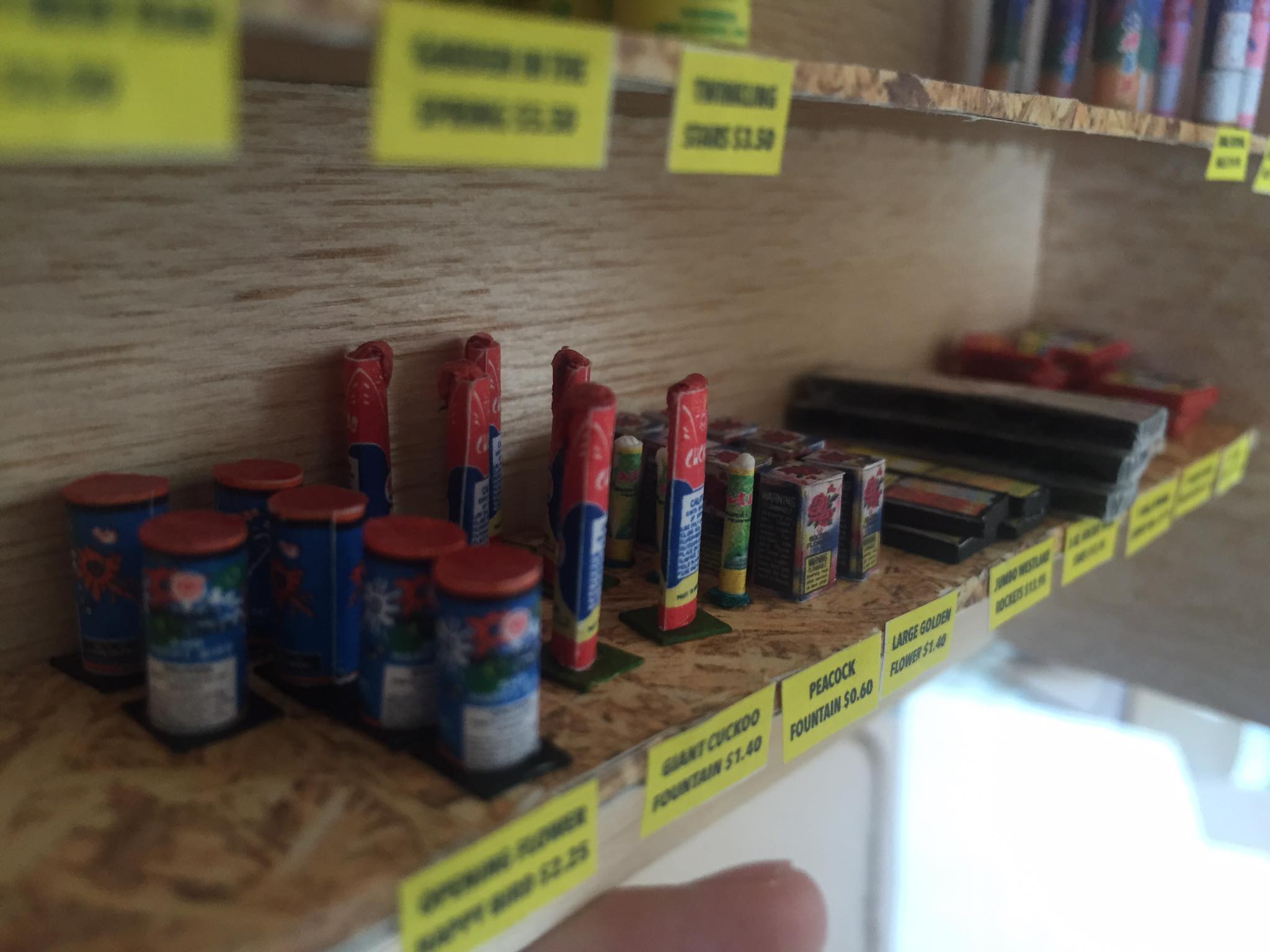 POPT ART - Little side project: miniature firework stand....