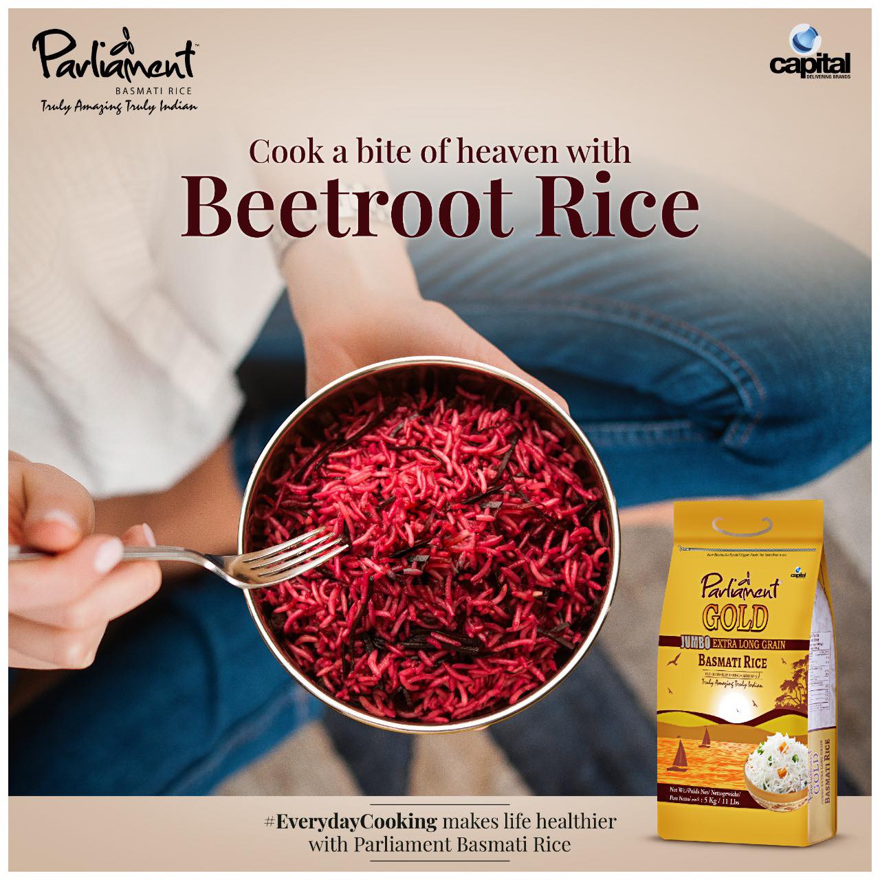 Parliament Rice - Easy snack idea made just with beetroot... | Facebook