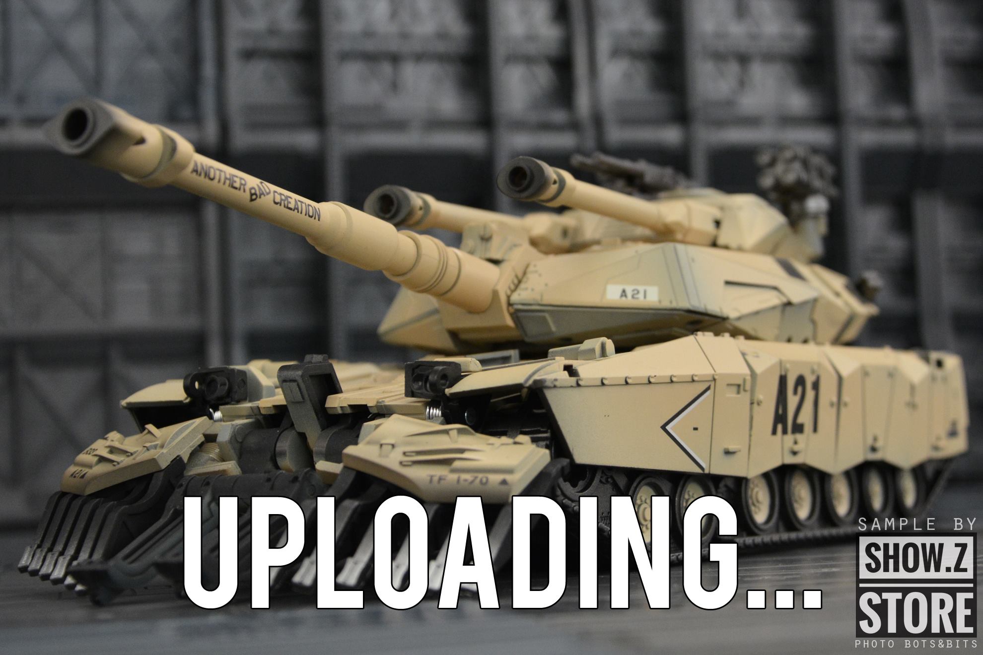 Bots - TF Dream Factory GOD-02 Tank Warrior Desert Camo review 