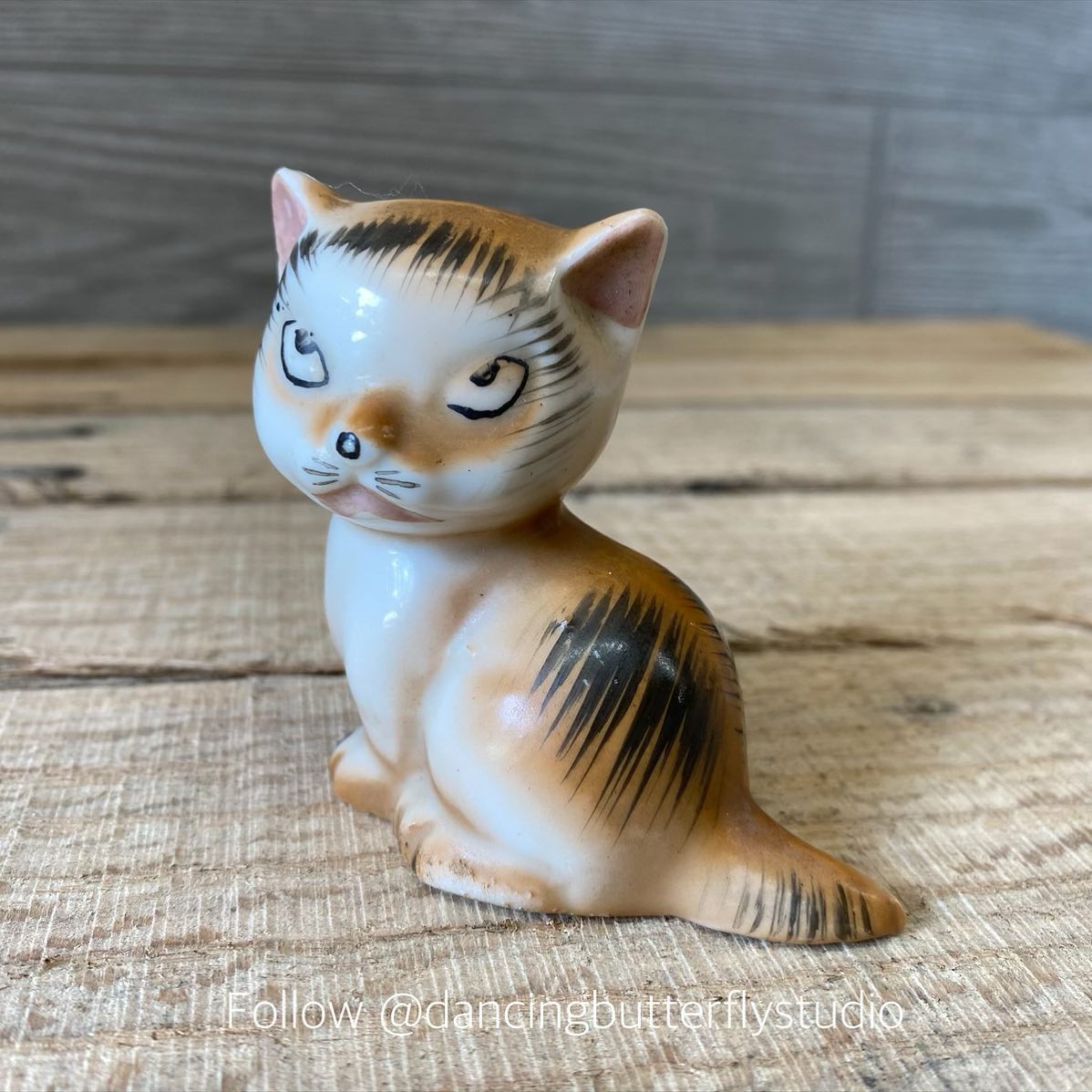 1958 Howard Holt Cozy Kitten Siamese cat string and scissors