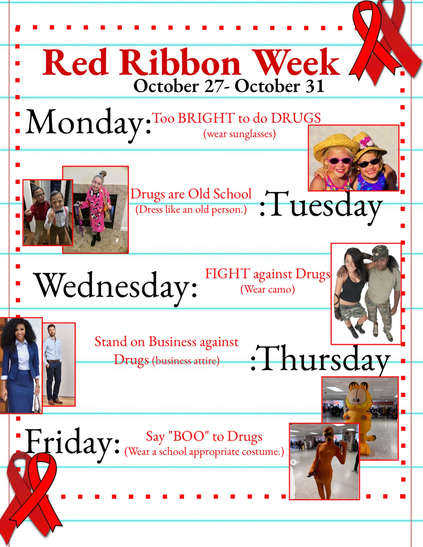 North - 📢 Red Ribbon Week: October 27–31 ️ Join us as we observe Red ...