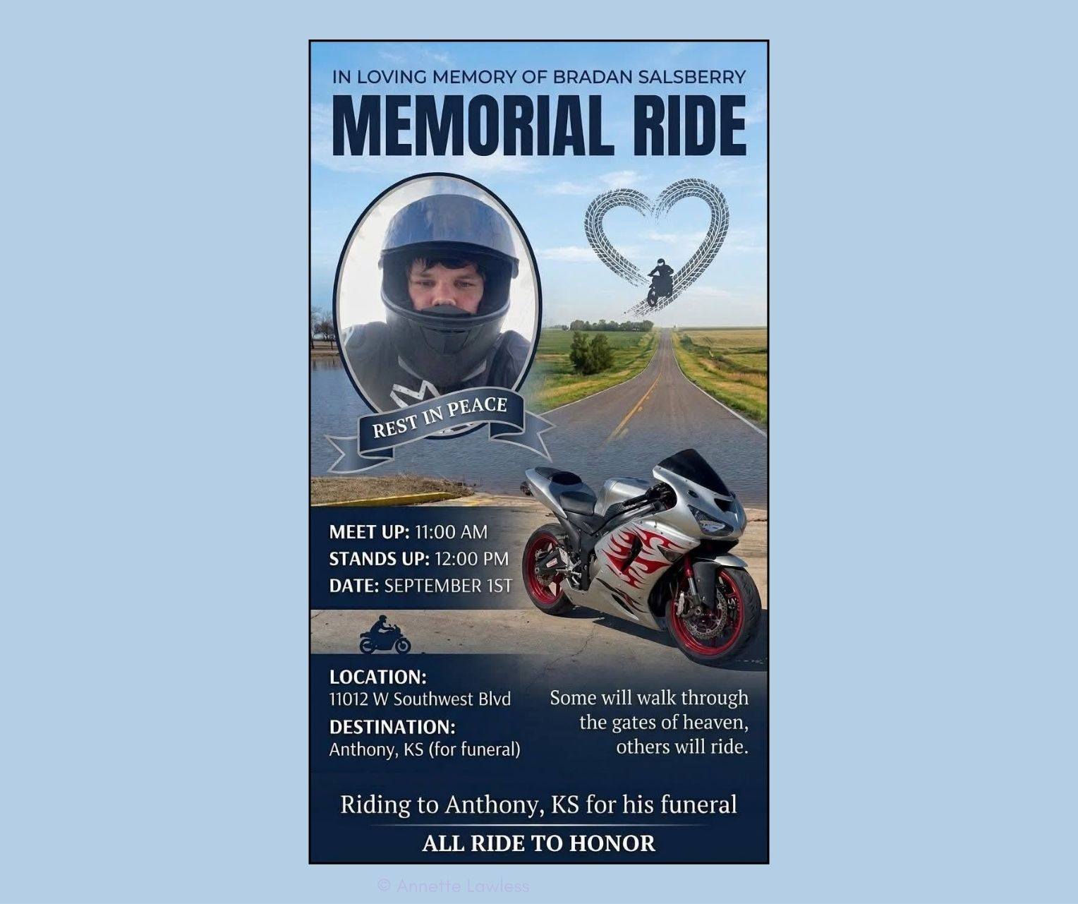 When Bradan crossed that County Line, leaving Harper co. his