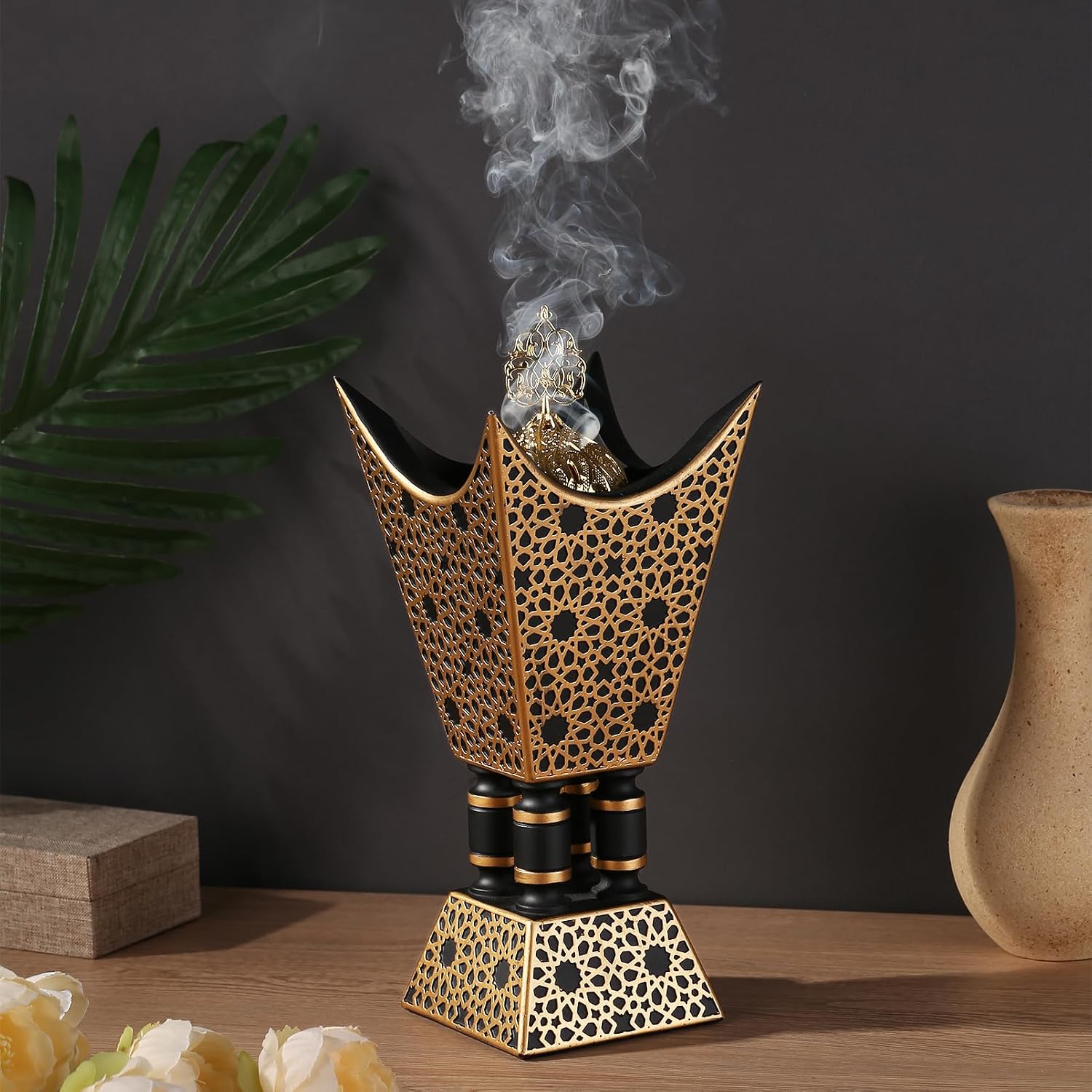 Bring peace & calm into your home with our backflow incense burner.