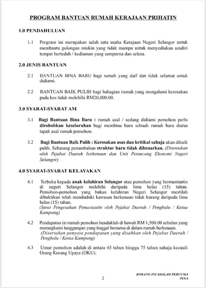 Bantuan Rumah Kerajaan Mpkk Kampung Felda Bukit Cherakah Facebook