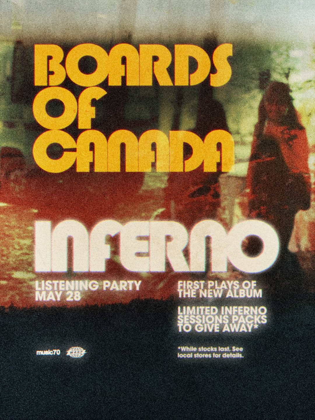 boardsofcanada release “Inferno” on 5/29 via @warprecords and we