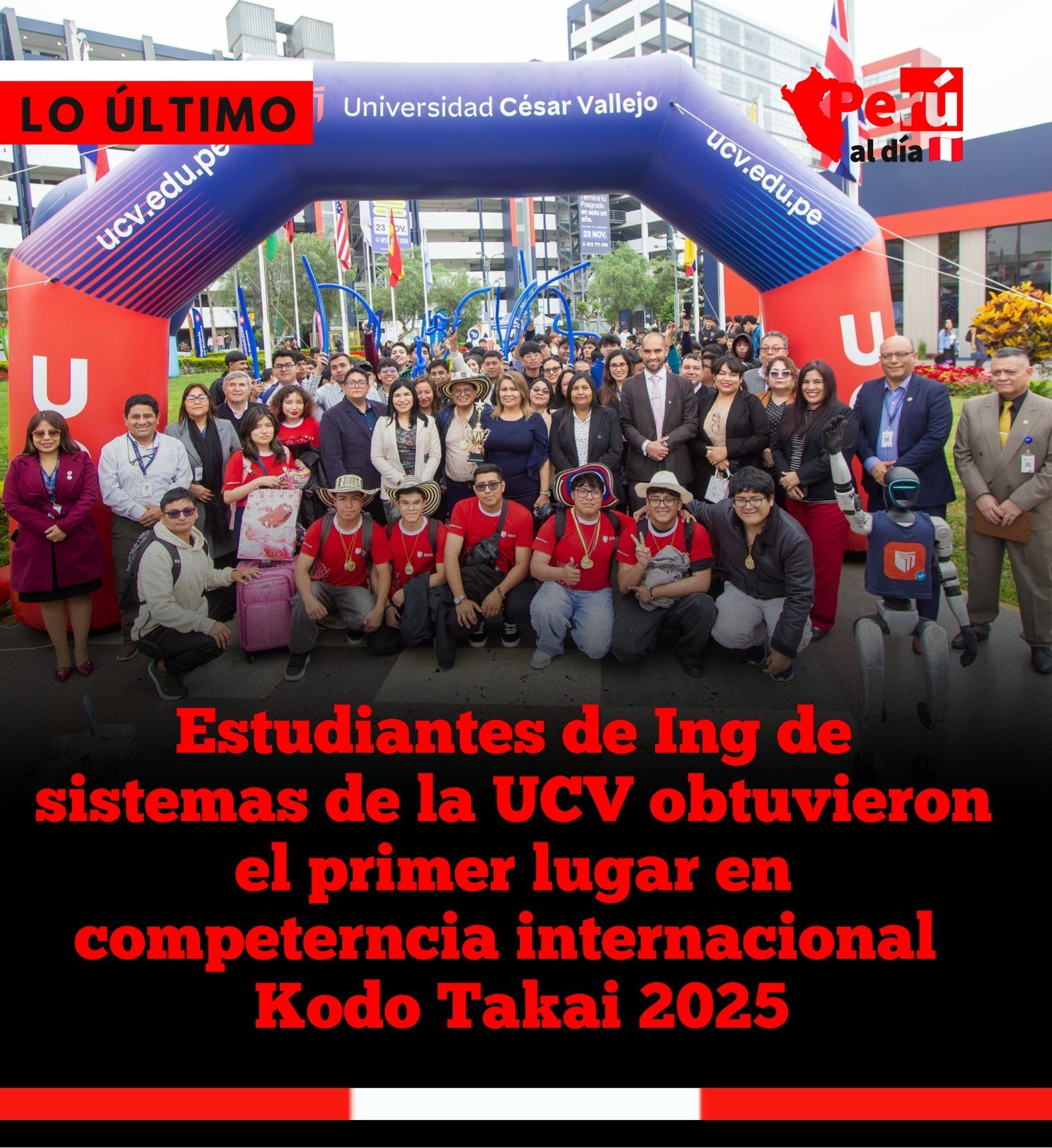 Perú - 🏆 Kodo Takai 2025: innovación vallejiana que conquistó Colombia ...