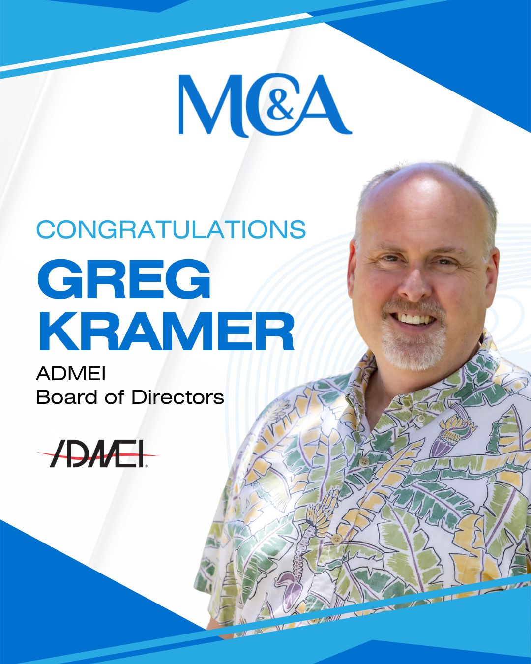 MC&A - We’re excited to share that Greg Kramer, has been appointed to ...