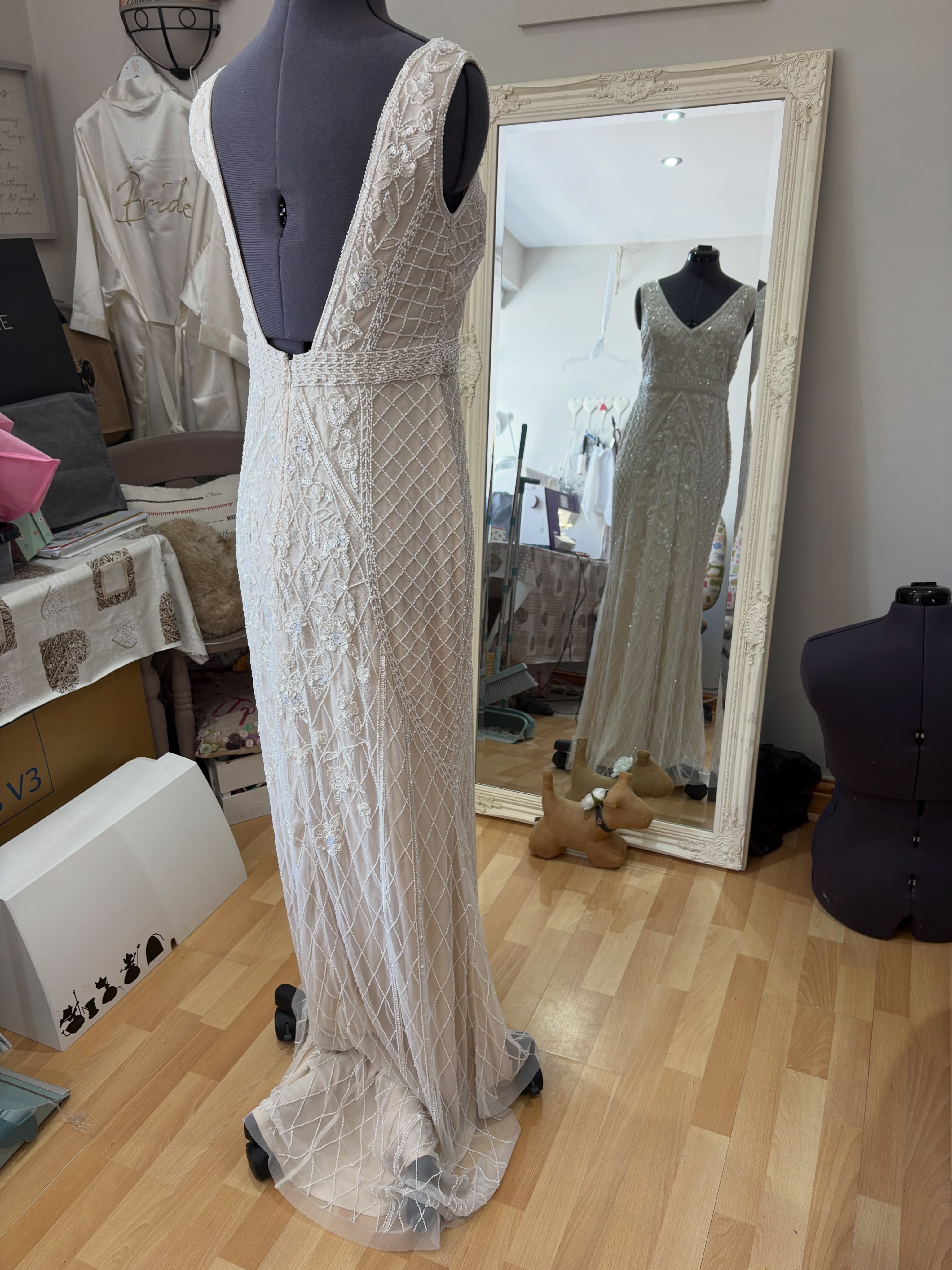 beaded dress alterations wedding and fitting Black Floral Maxi Dress Chocolate PrettyLittleThing Double Layer Size:Medium/10