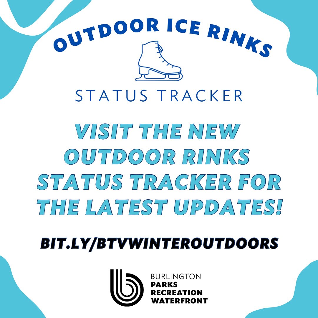 ⛸️ Due to warm... - Burlington Parks, Recreation & Waterfront | Facebook