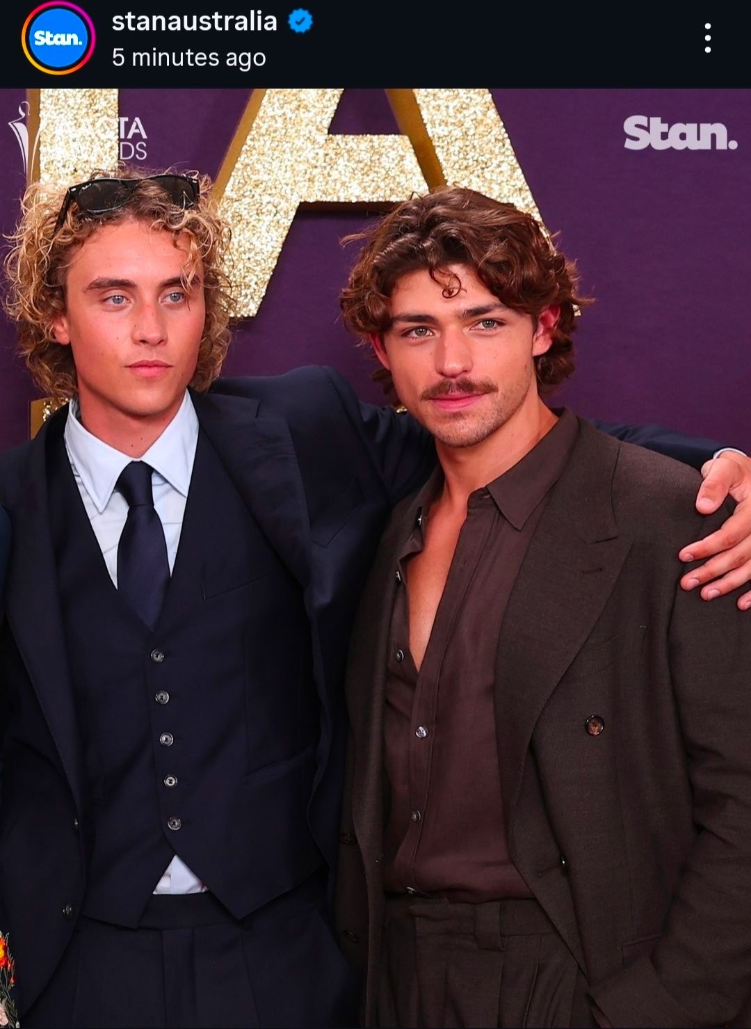 Holden - Charlie & Matt at the AACTA Awards tonight 🤩🙌 | Facebook
