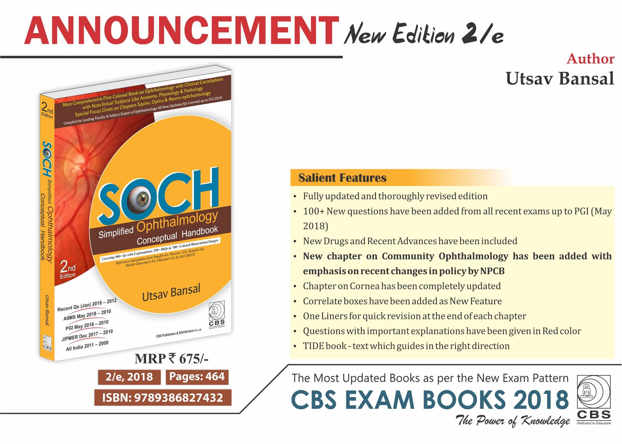 CBS - The Health Sciences Publishers - New Release Announcement 