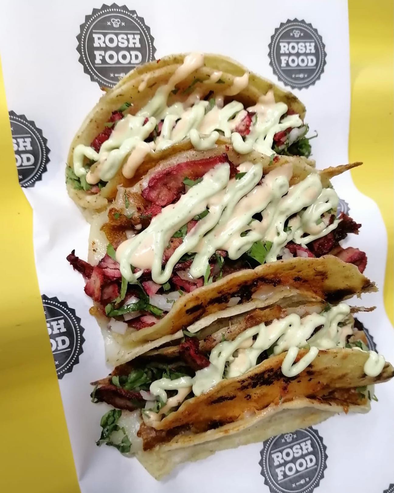 Rosh Food - ️TRIPLETA DE TACOS AL PASTOR CON QUESO ️... | Facebook