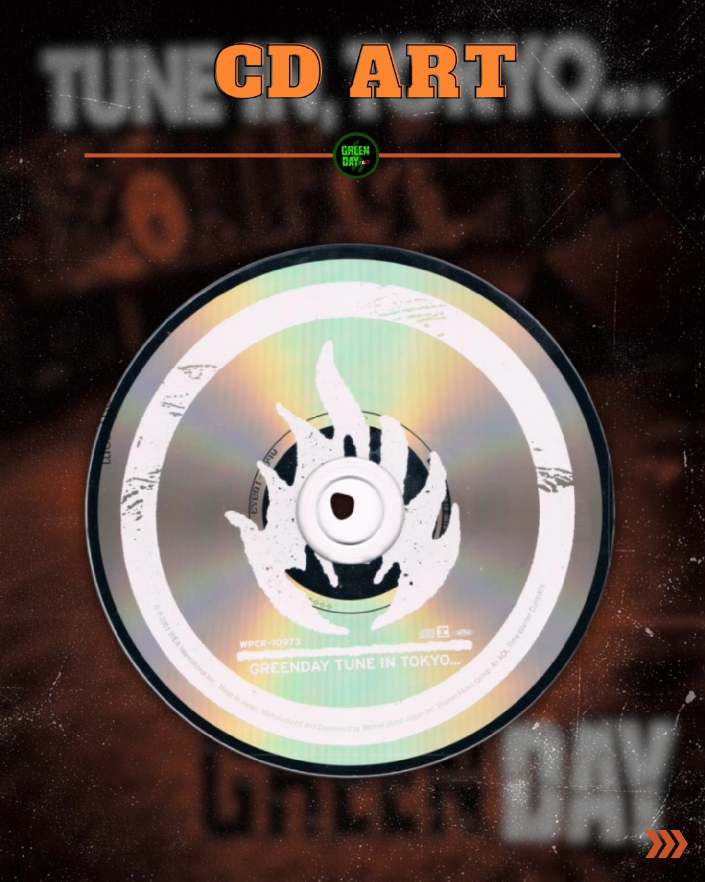 On October 9, 2001, Green Day released the EP Tune In, Tokyo