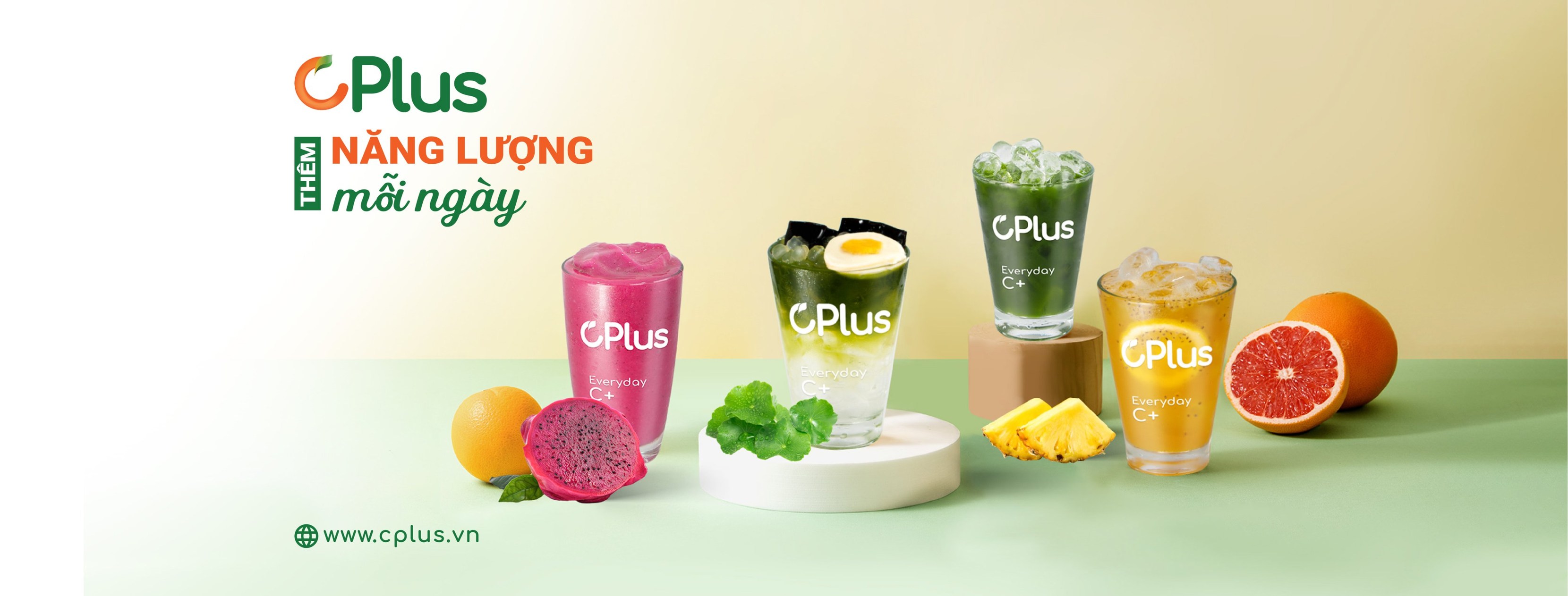 Cplus - Đồ Uống Rau Má Juice Smoothie | Hanoi