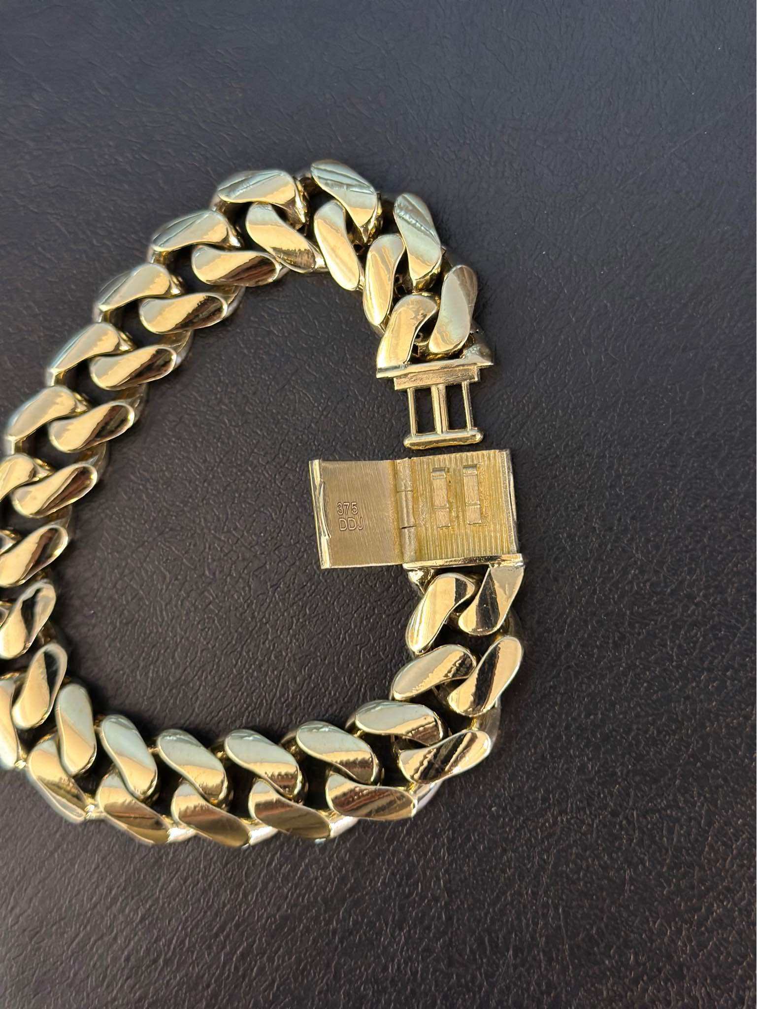 Stunning 12mm Gold Filled Cuban Curb Bracelet – Shiny & Hypoallergenic