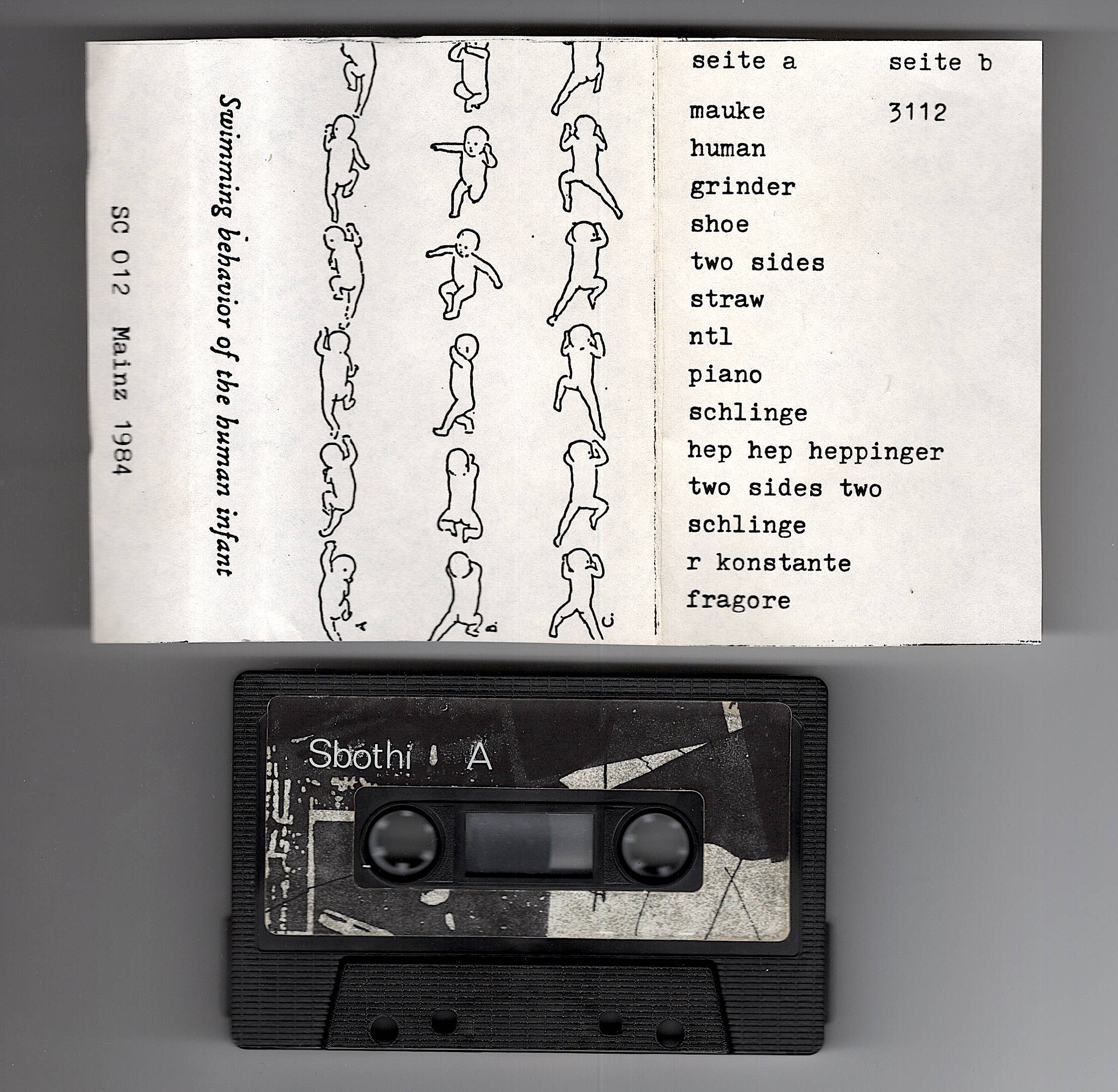 Rare Sbothi debut tape from 1984 on Selektion label
