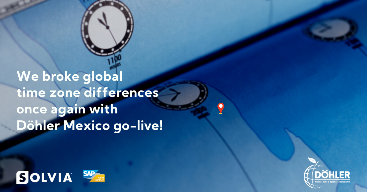 Solvia Digital Solutions Dohler Mexico Sap Project Goes Live Including E Invoice Processes This Project Proves The Excellence Of Our Global Project Delivery Capability As We Could Smoothly Go Live Despite The Huge