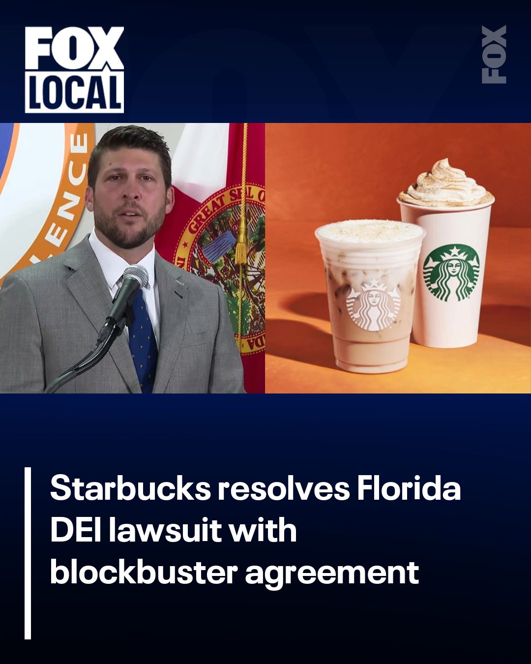 Starbucks will pay Florida 1 million and will not use race and  