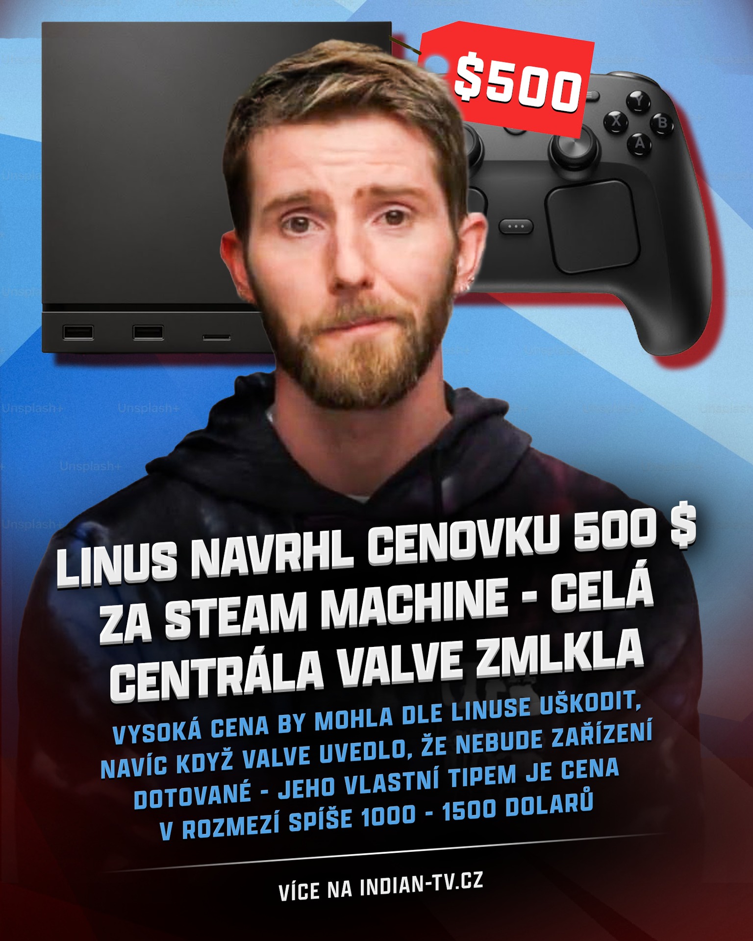 ⬛ Linus Tech Tips varuje: Steam... - Indian - Herní pořad | Facebook