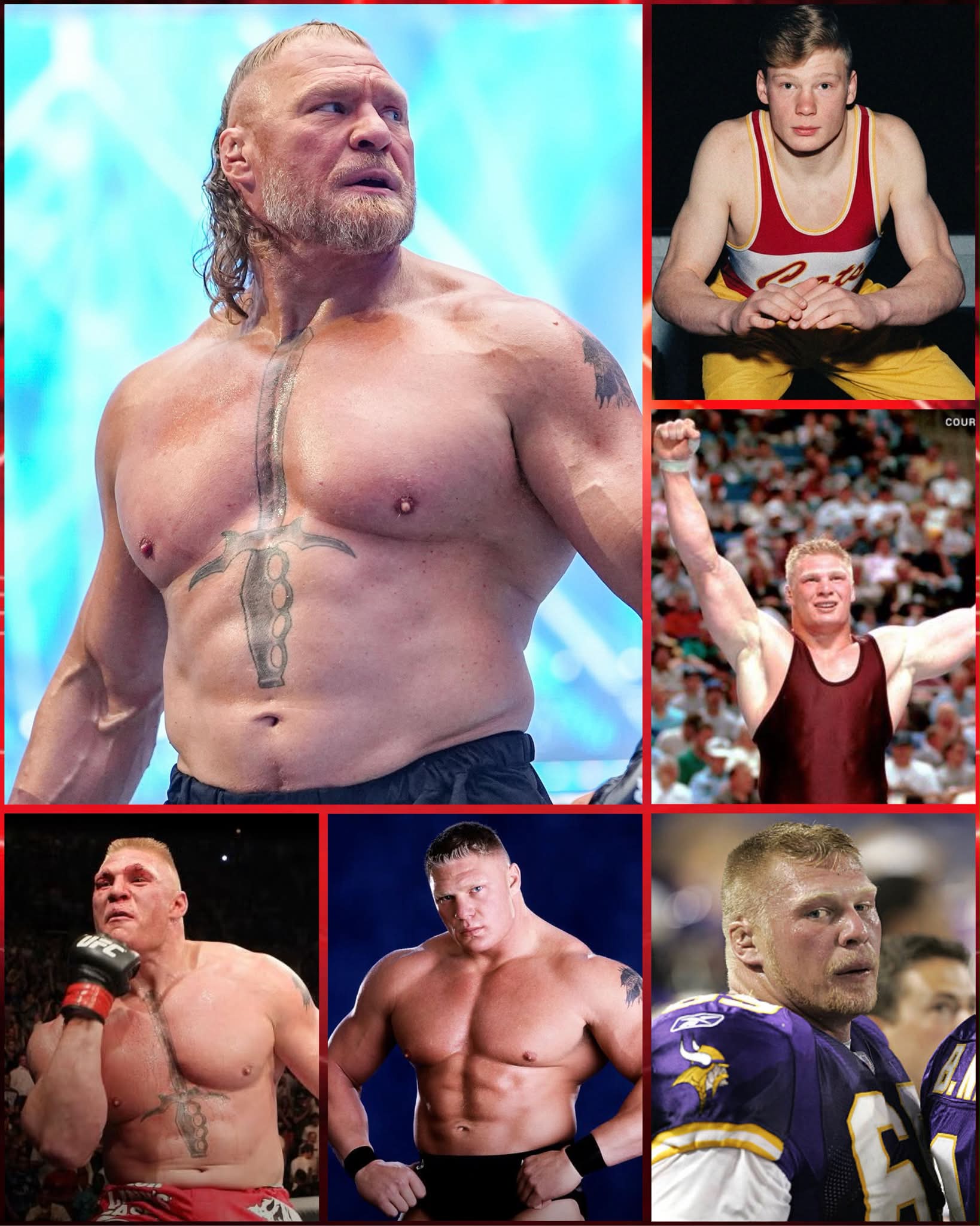 💪🏻🎂Happy 49th Birthday to Brock Lesnar!🎂💪🏻 2x NJCAA All