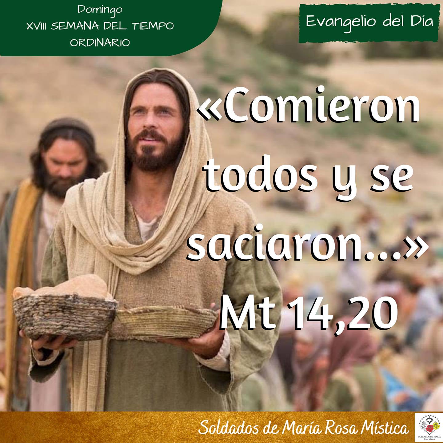 Soldados - #EvangelioDelDia Lectura del San Evangelio según san Mateo ...