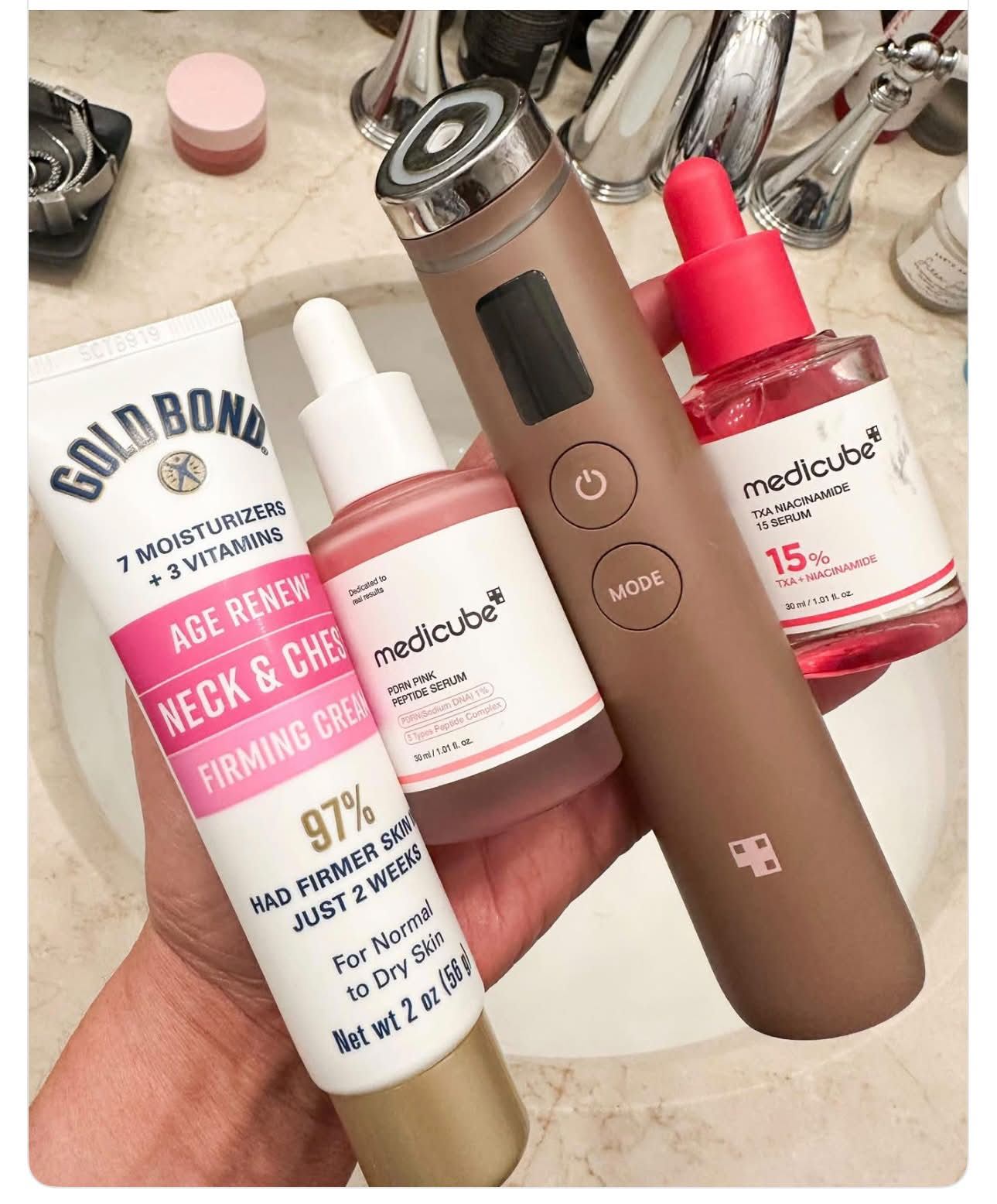Our writer tried the new Medicube Age-R Contour Body Shot. Read