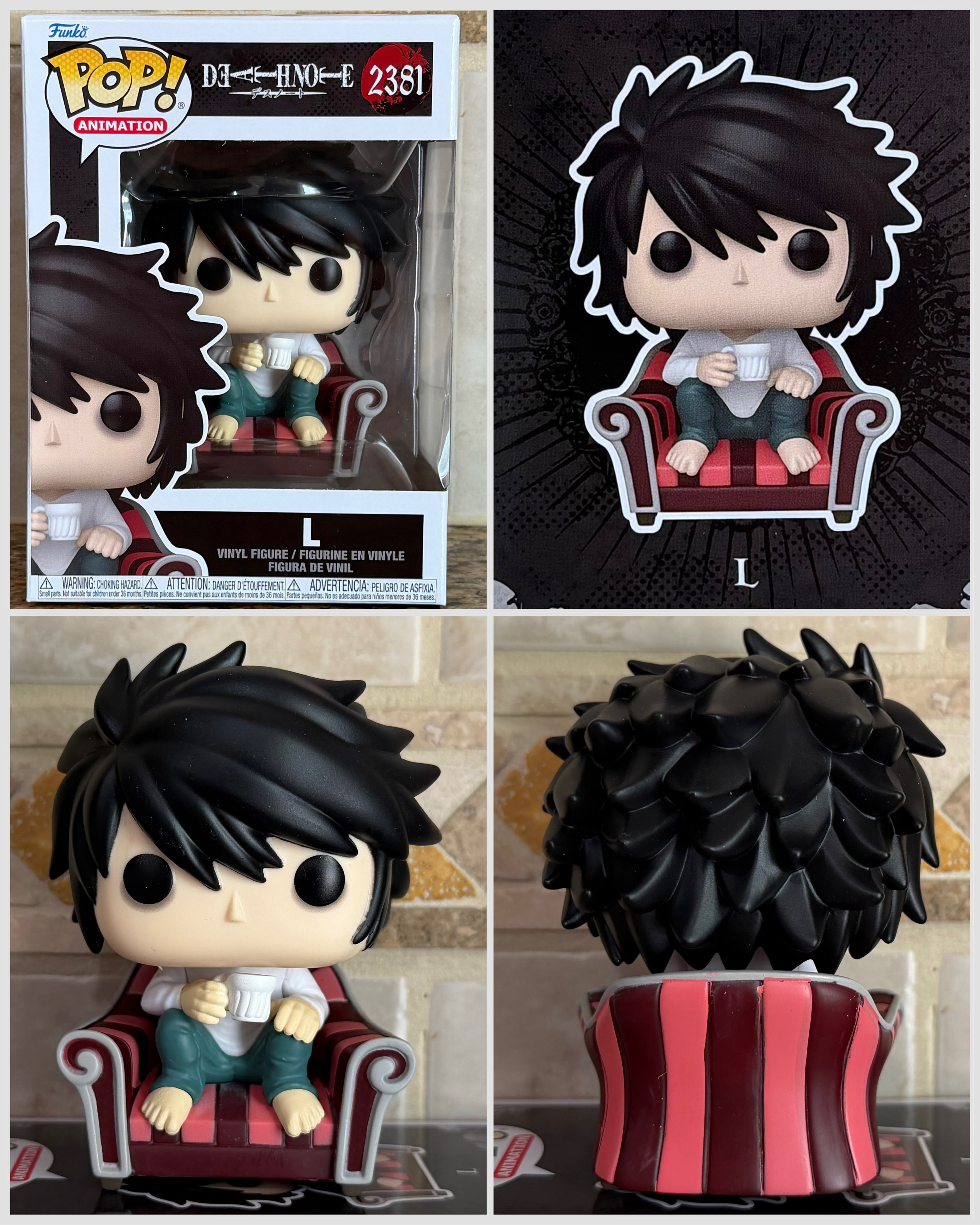 Closer look at the new Death Note - L Pop! . #DeathNote #Anime