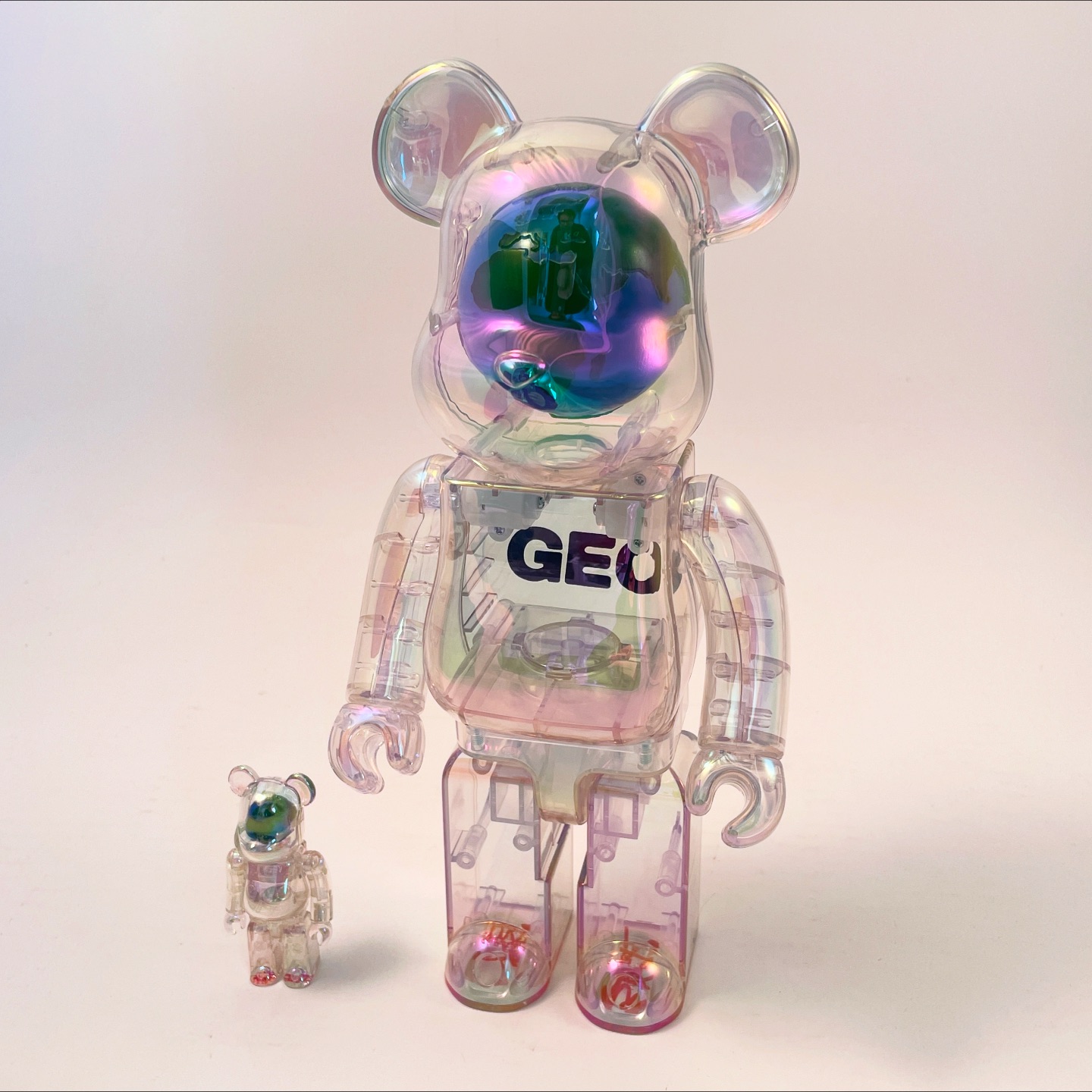 Bearbrick 100% 400% GEO Hearth by GEO Design x Medicom Toy will be 