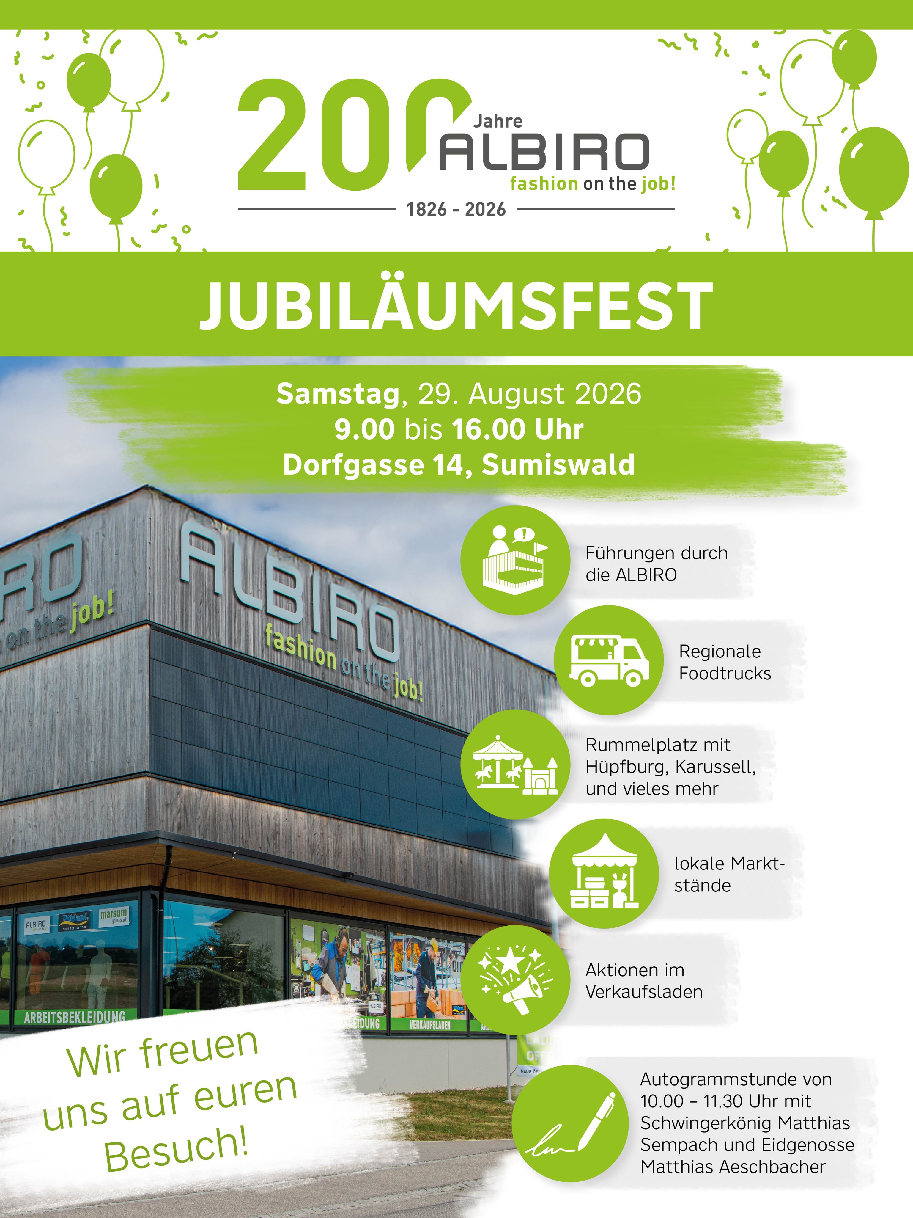 Jubiläumsfest ALBIRO