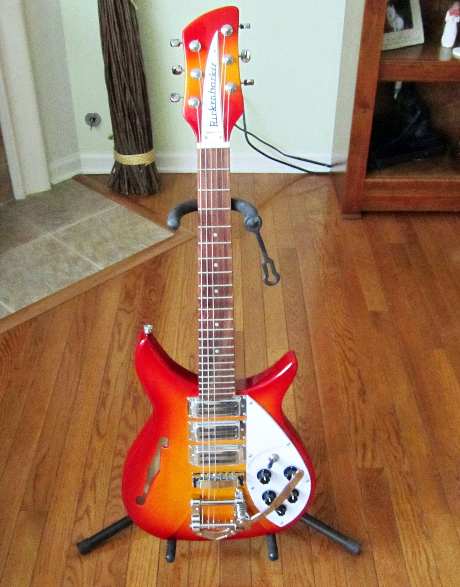 Rickenbacker Copy Semi-Hollow Electric Guitar 3/4 size - Electric ...