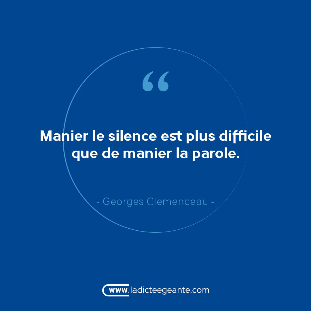 Citation Du Jour Georges Clemenceau La Dictee Geante Facebook